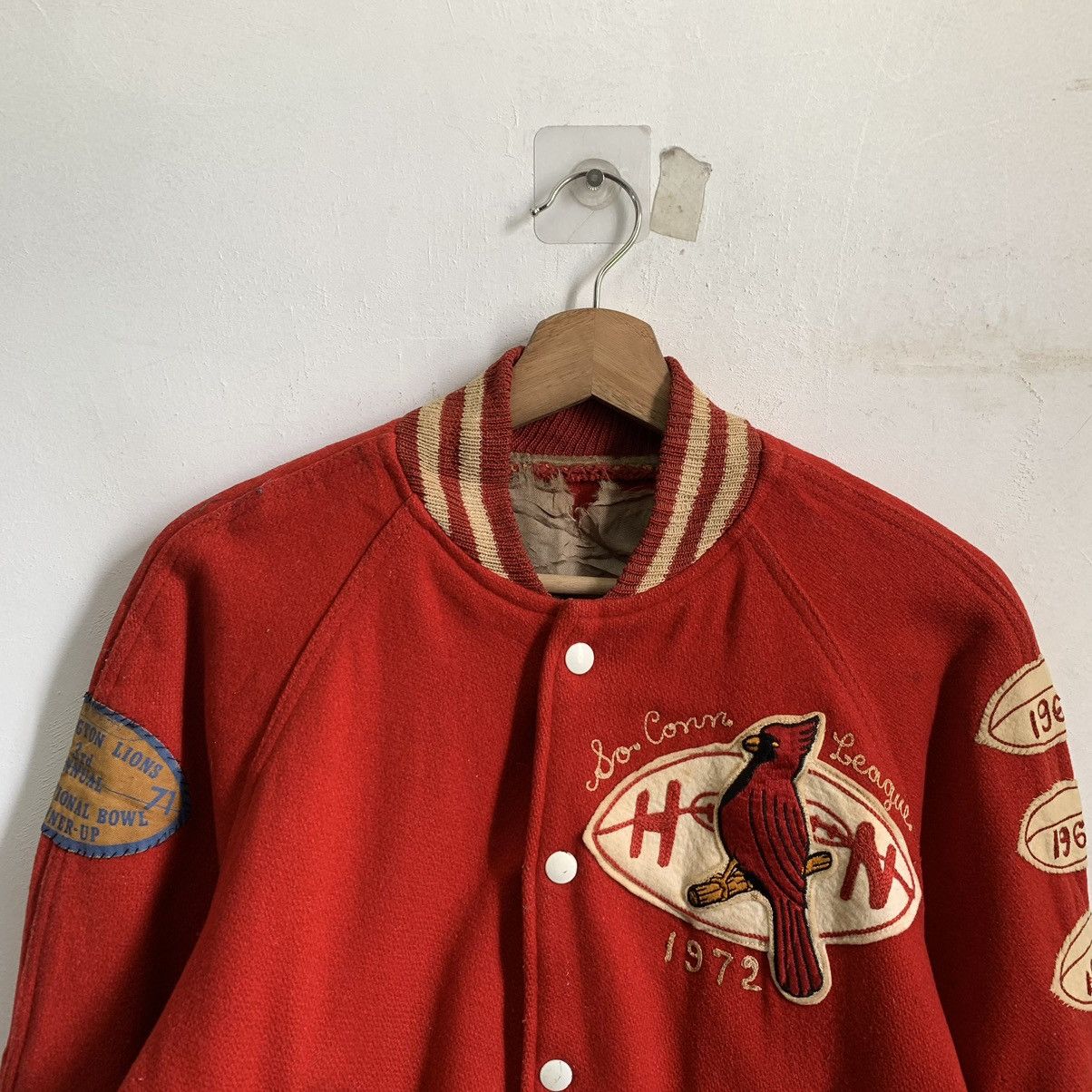 Vintage Vintage 70’s Hatchers Cardinal Varsity Jacket Size US M / EU 48-50 / 2 - 3 Thumbnail