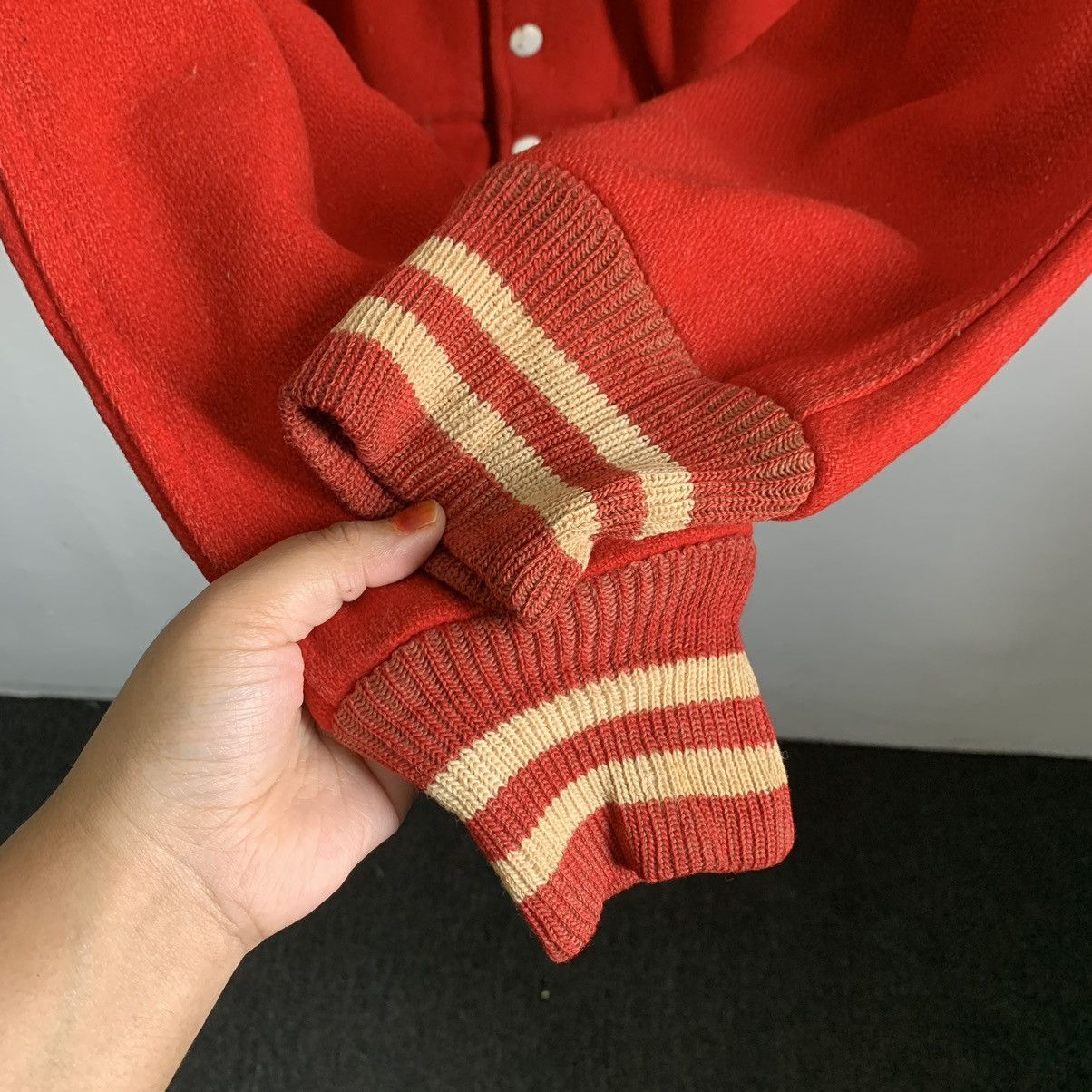 Vintage Vintage 70’s Hatchers Cardinal Varsity Jacket Size US M / EU 48-50 / 2 - 6 Thumbnail