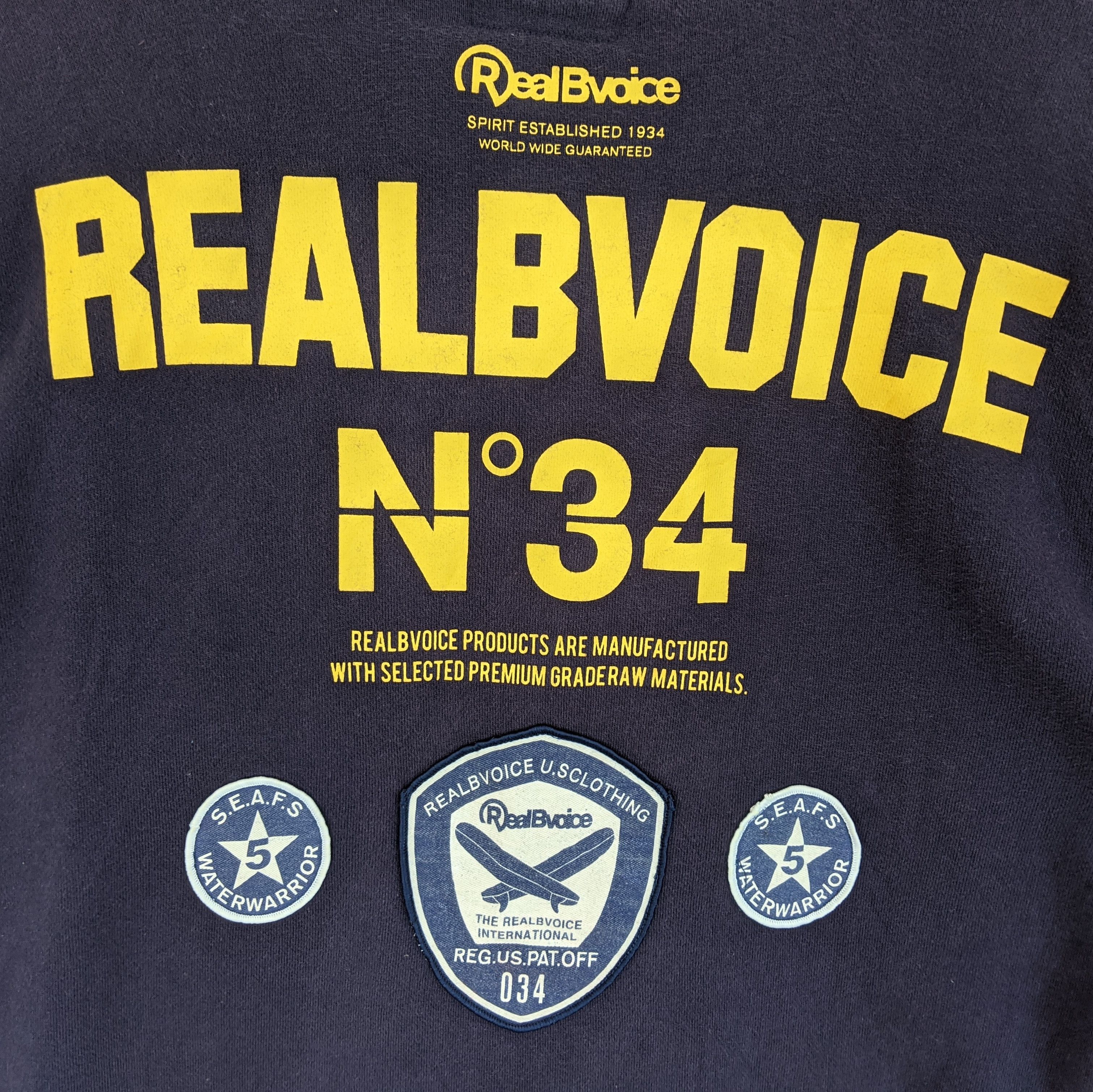 Japanese Brand REAL B VOICE Streetwear Jumper Sweatshirt Size US L / EU 52-54 / 3 - 8 Thumbnail