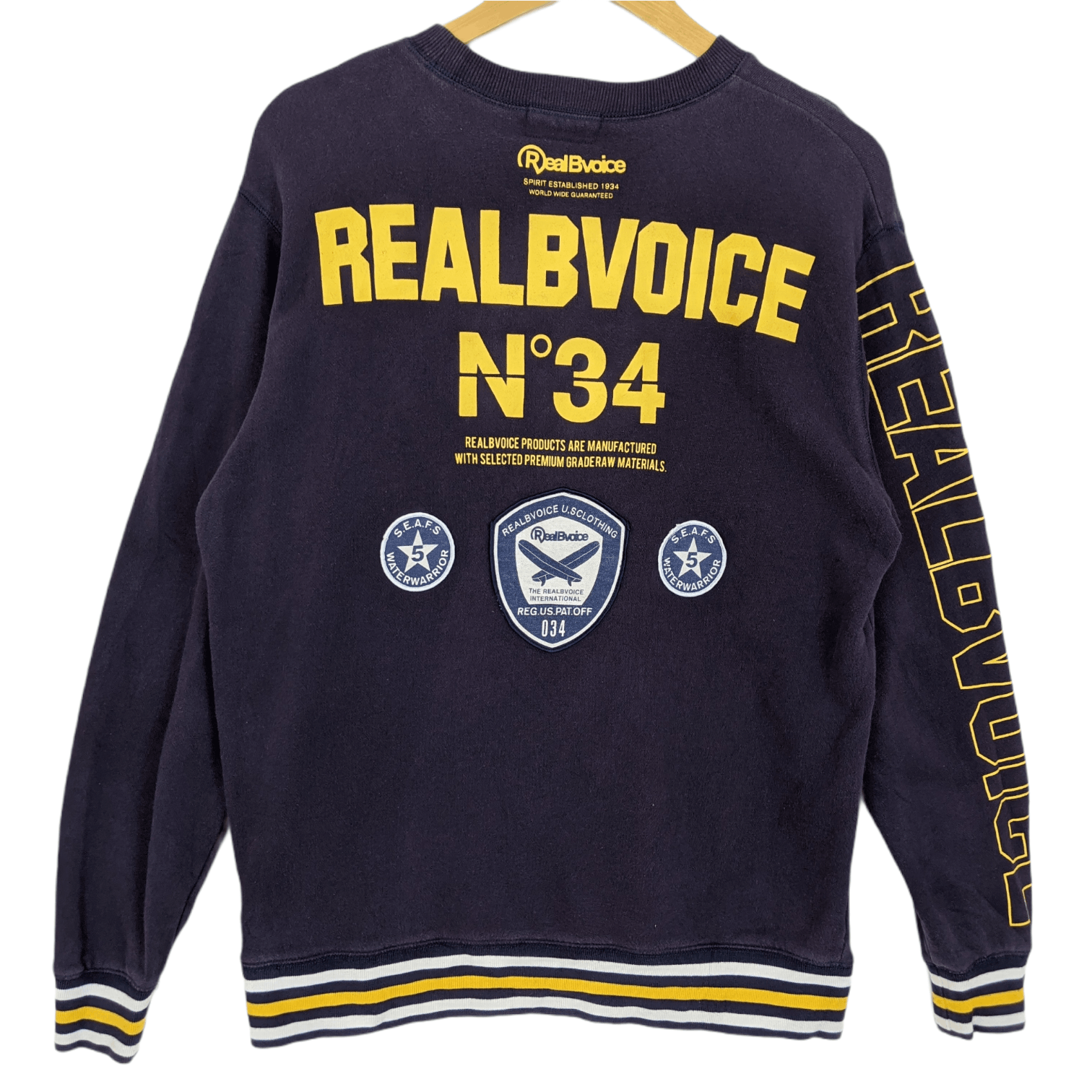 Japanese Brand REAL B VOICE Streetwear Jumper Sweatshirt Size US L / EU 52-54 / 3 - 5 Thumbnail