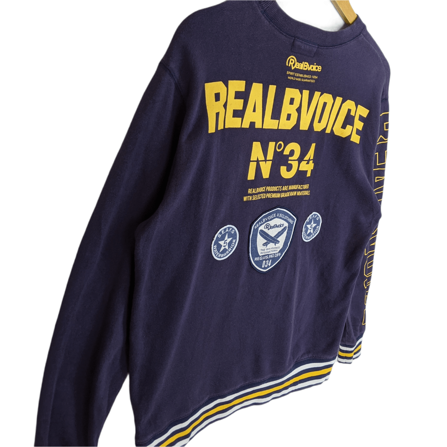 Japanese Brand REAL B VOICE Streetwear Jumper Sweatshirt Size US L / EU 52-54 / 3 - 6 Thumbnail