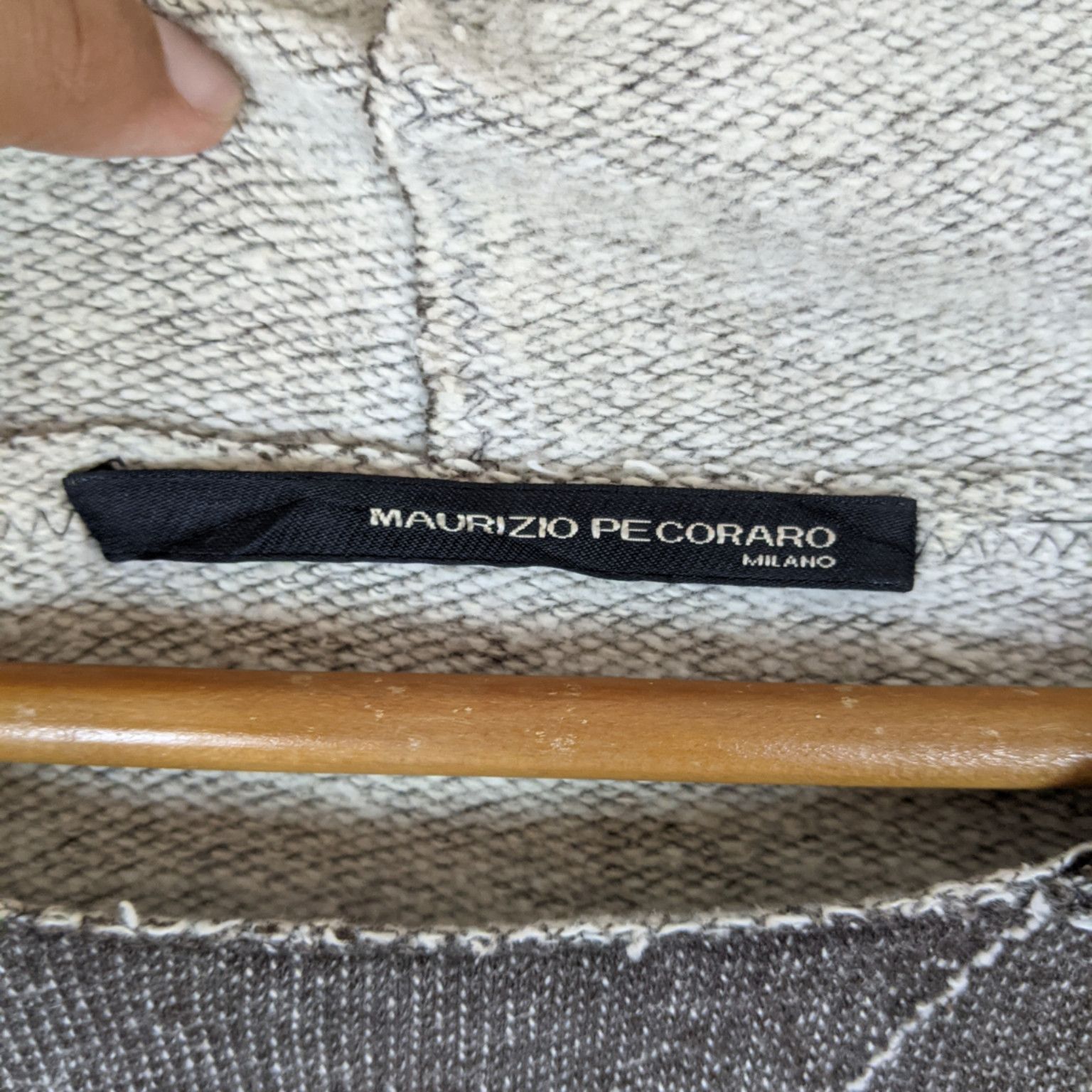 Japanese Brand MAURIZIO PECORARO Luxury Italian Designer Jumper Hoodie Size M / US 6-8 / IT 42-44 - 9 Thumbnail