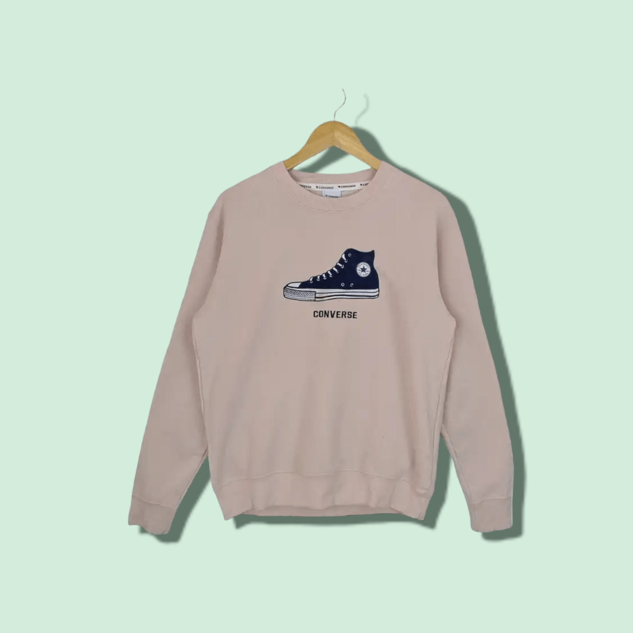 Converse CONVERSE Chuck Taylor Big Logo Jumper Sweatshirt Size US L / EU 52-54 / 3 - 1 Thumbnail