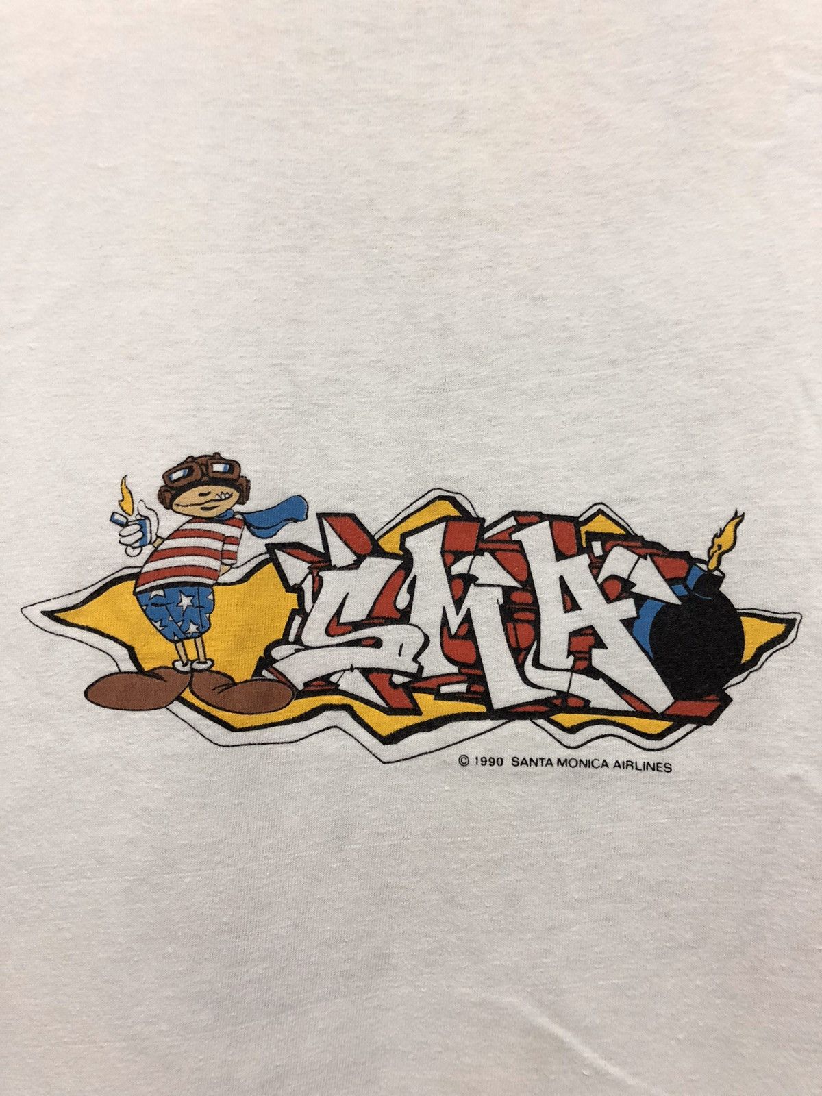 Hook-Ups × Powell Peralta × Vintage RARE Santa Monica Airlines 1990 Skateboard SMA 90s Size US L / EU 52-54 / 3 - 3 Thumbnail
