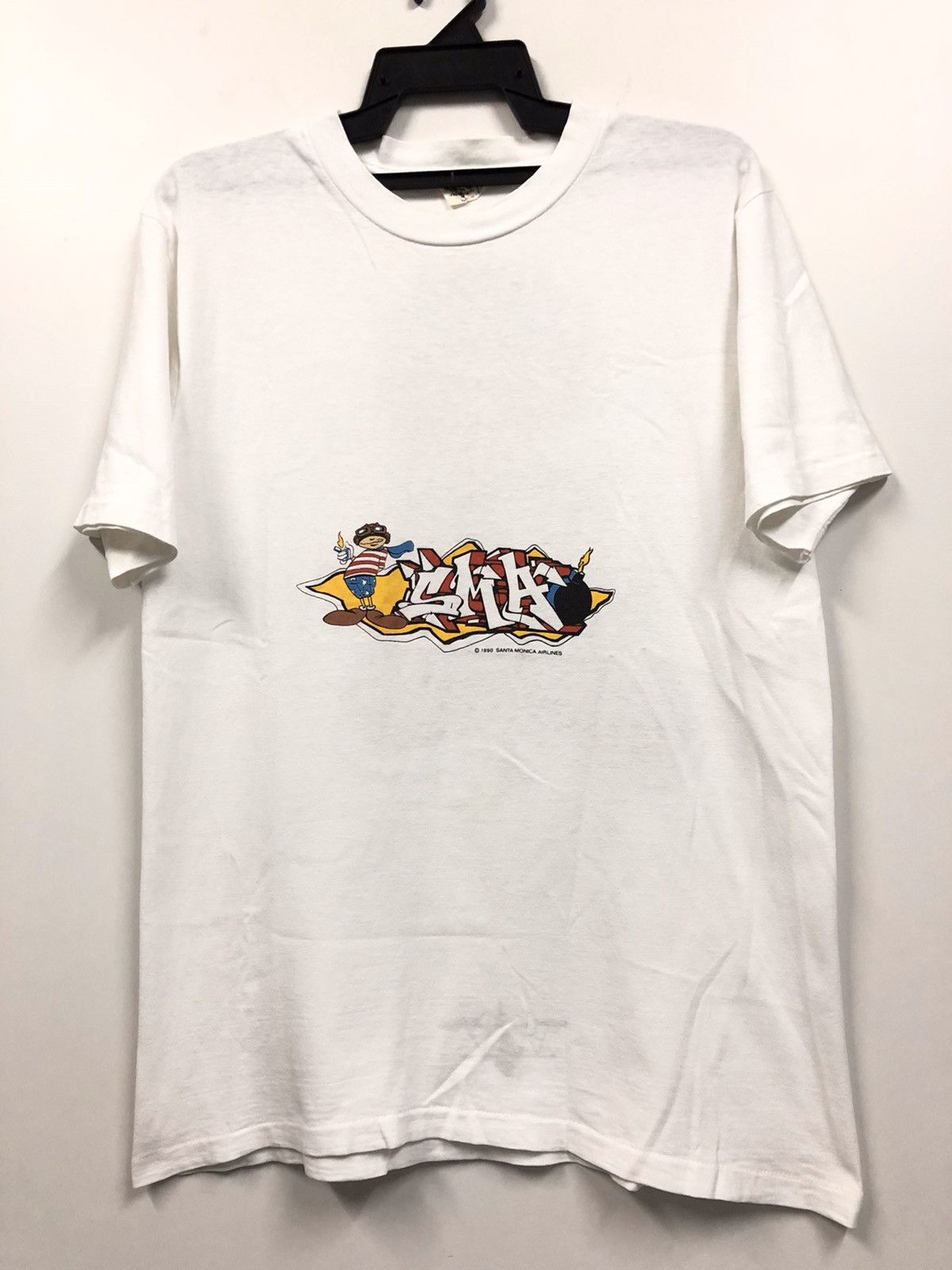 Hook-Ups × Powell Peralta × Vintage RARE Santa Monica Airlines 1990 Skateboard SMA 90s Size US L / EU 52-54 / 3 - 2 Thumbnail