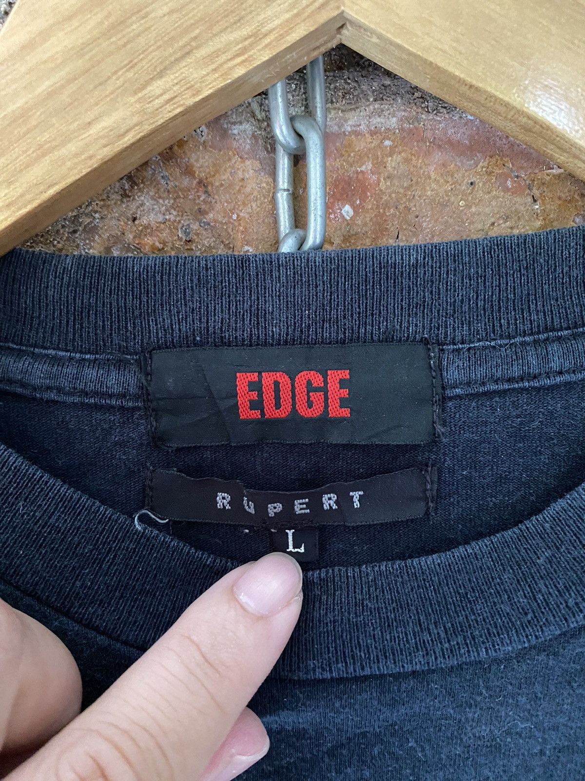 Japanese Brand Vtg Edge Rupert Japan Sex love Drugs n rock chaos tee Size US L / EU 52-54 / 3 - 6 Thumbnail