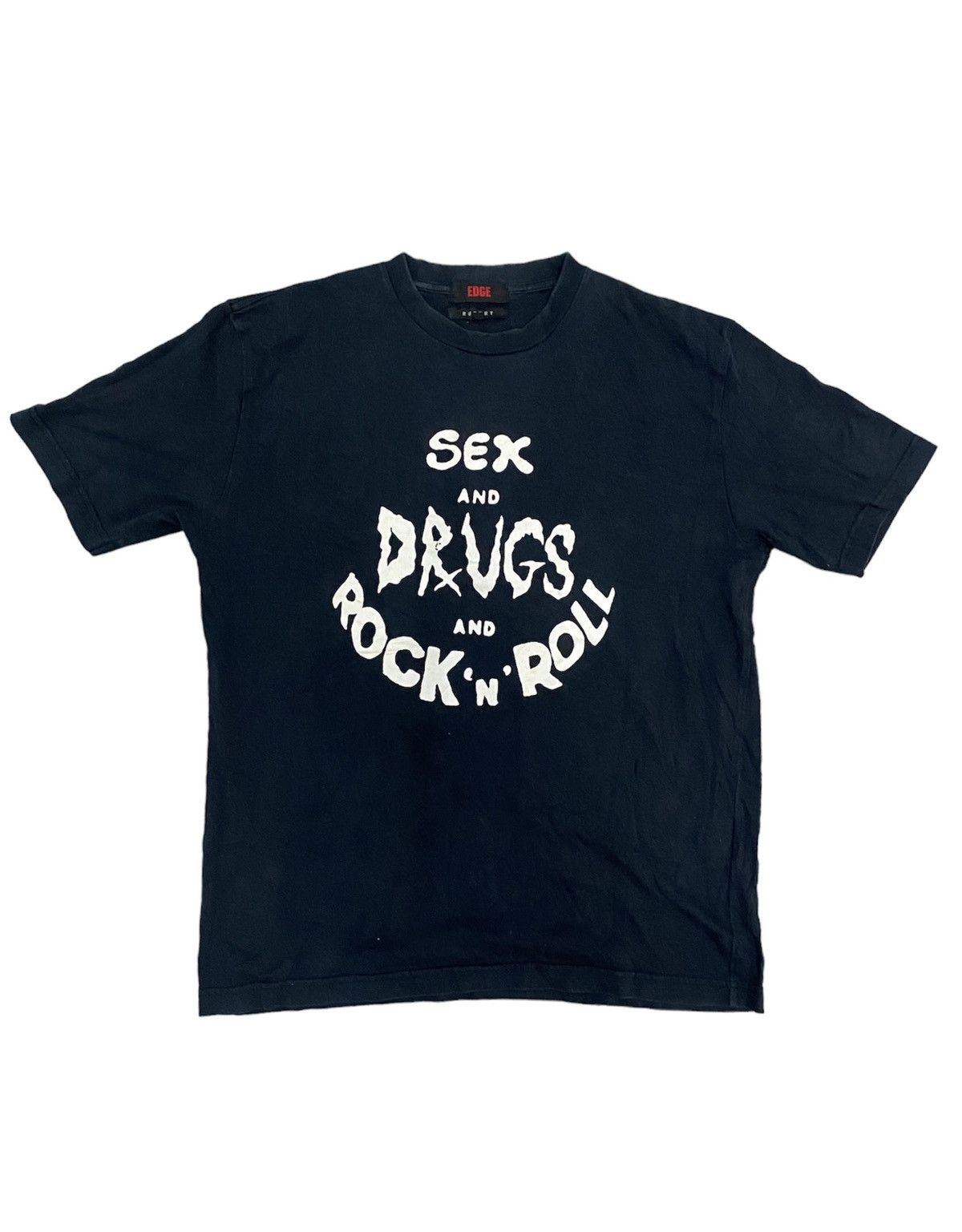Japanese Brand Vtg Edge Rupert Japan Sex love Drugs n rock chaos tee Size US L / EU 52-54 / 3 - 1 Thumbnail