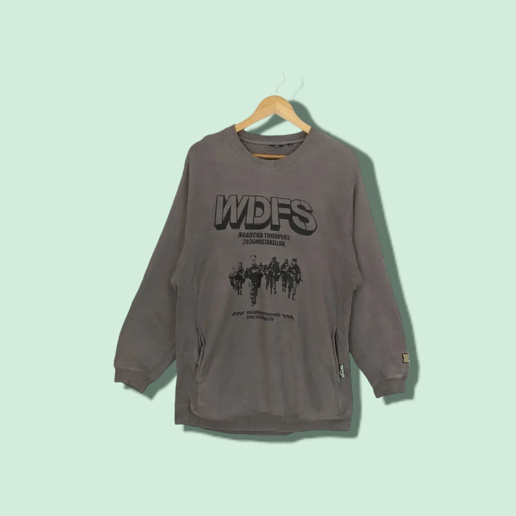 Japanese Brand BREATH feat WDFS Military Army Tactical Jumper Sweatshirt Size US L / EU 52-54 / 3 - 1 Thumbnail