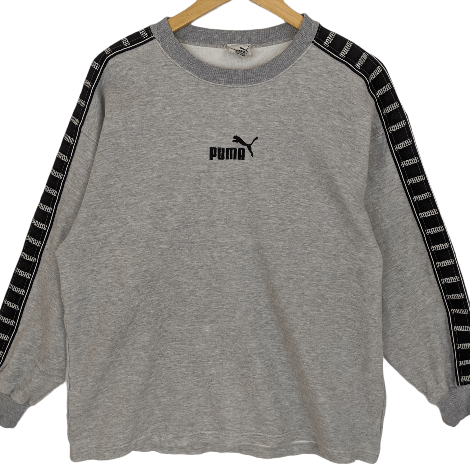 Puma Vintage 2000's PUMA Sidetape Jumper Sweatshirt Size US M / EU 48-50 / 2 - 2 Thumbnail