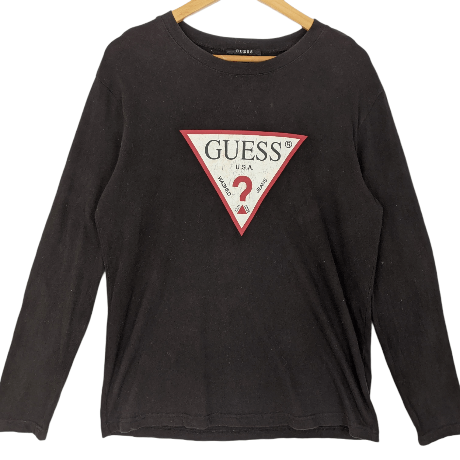 Guess GUESS Long Sleeve T-Shirt Size US L / EU 52-54 / 3 - 2 Thumbnail