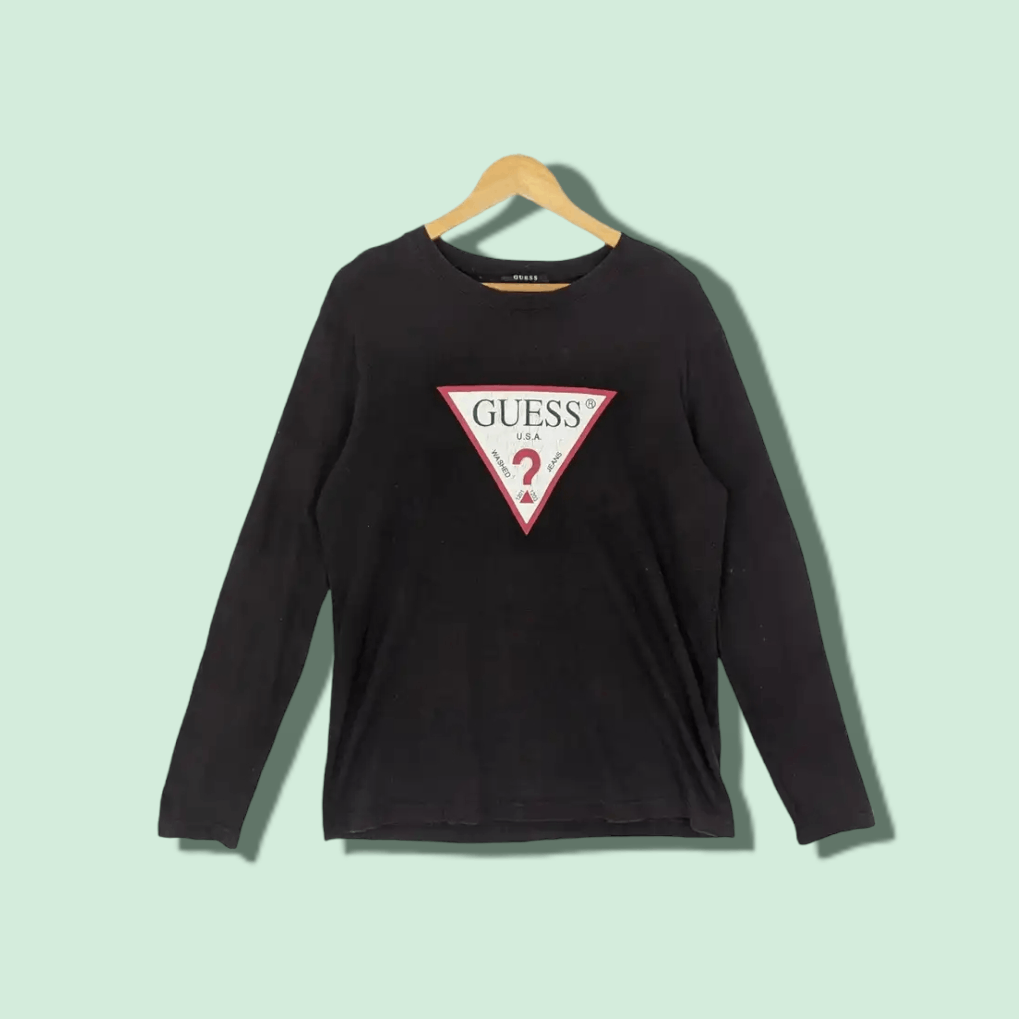 Guess GUESS Long Sleeve T-Shirt Size US L / EU 52-54 / 3 - 1 Thumbnail