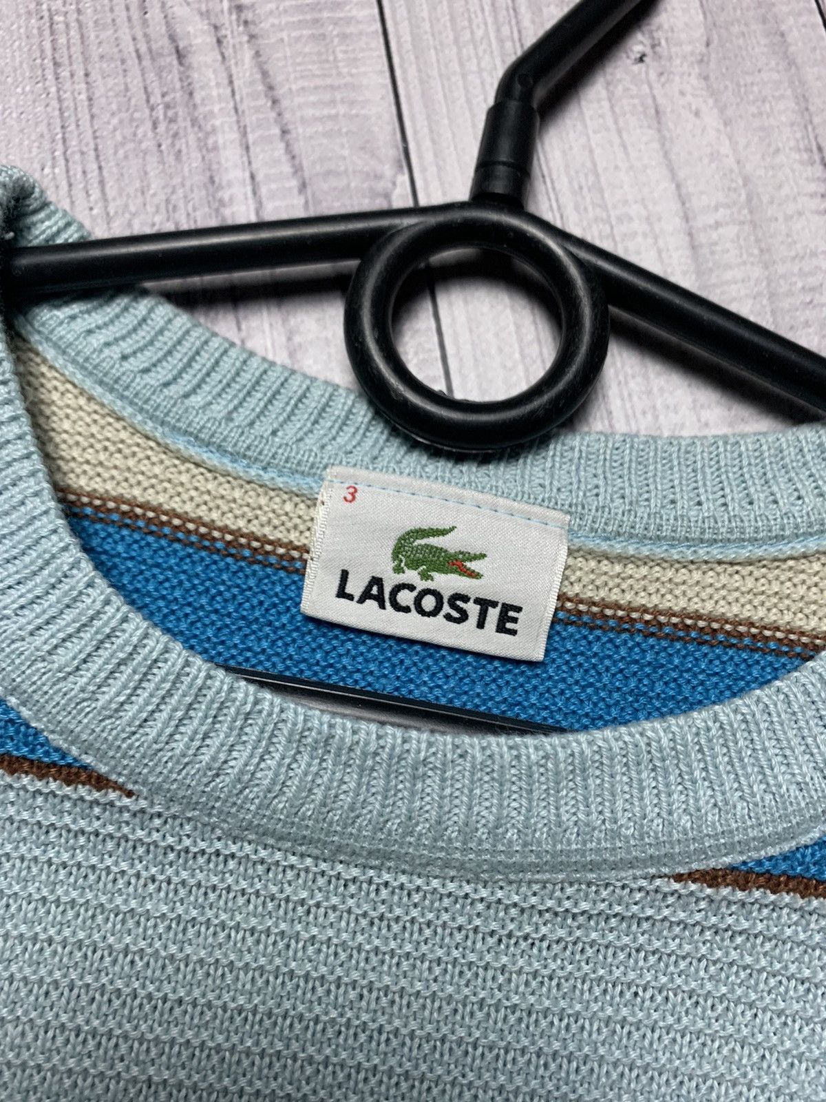 Lacoste × Vintage Vintage Lacoste sweater striped blue rare size S Size US S / EU 44-46 / 1 - 5 Thumbnail