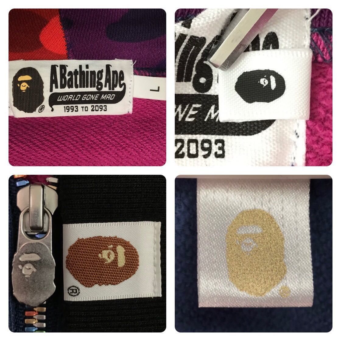 Bape BAPE Crazy camo full zip hoodie Size US L / EU 52-54 / 3 - 7 Thumbnail