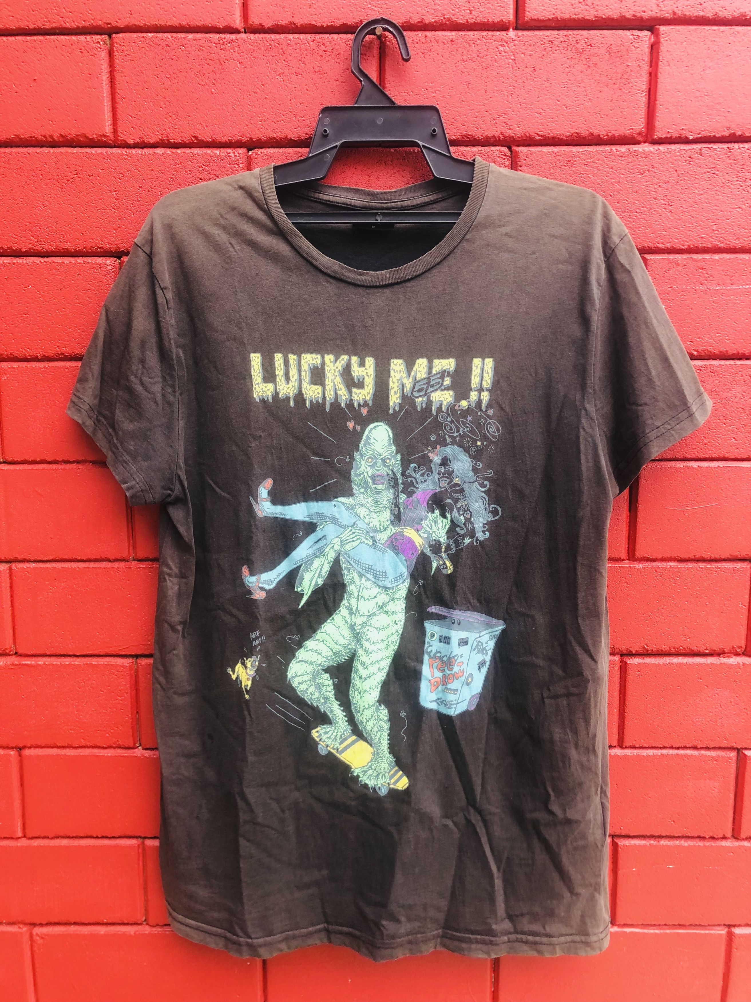Japanese Brand × Vintage Vintage Monster Vs Pretty Women Lucky Me Shirt Size US M / EU 48-50 / 2 - 1 Thumbnail