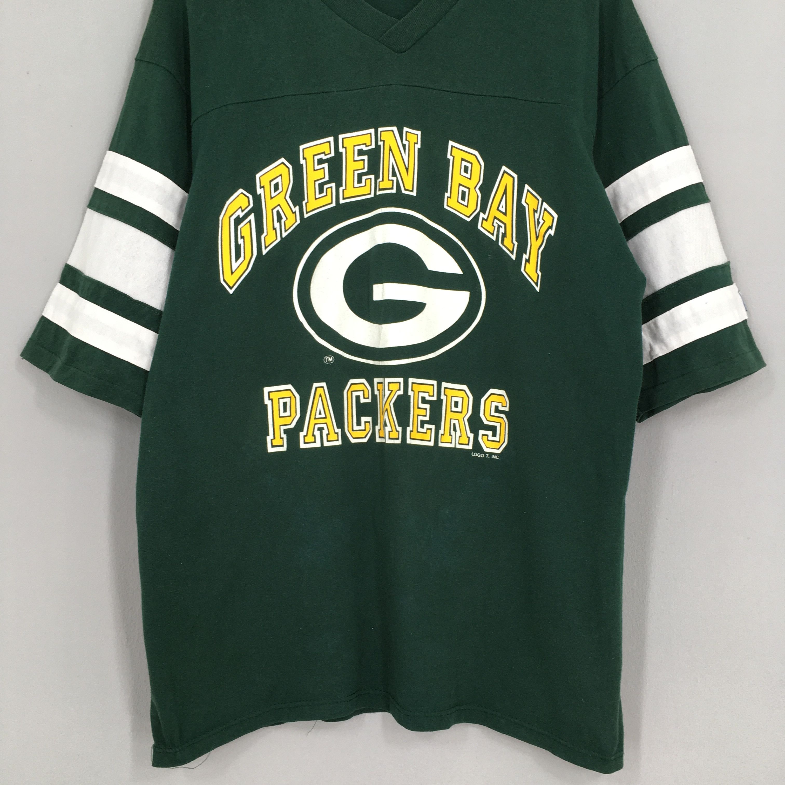 Logo 7 × NFL Vintage Green Bay Packers Football NFL Tshirt Medium Size US M / EU 48-50 / 2 - 3 Thumbnail