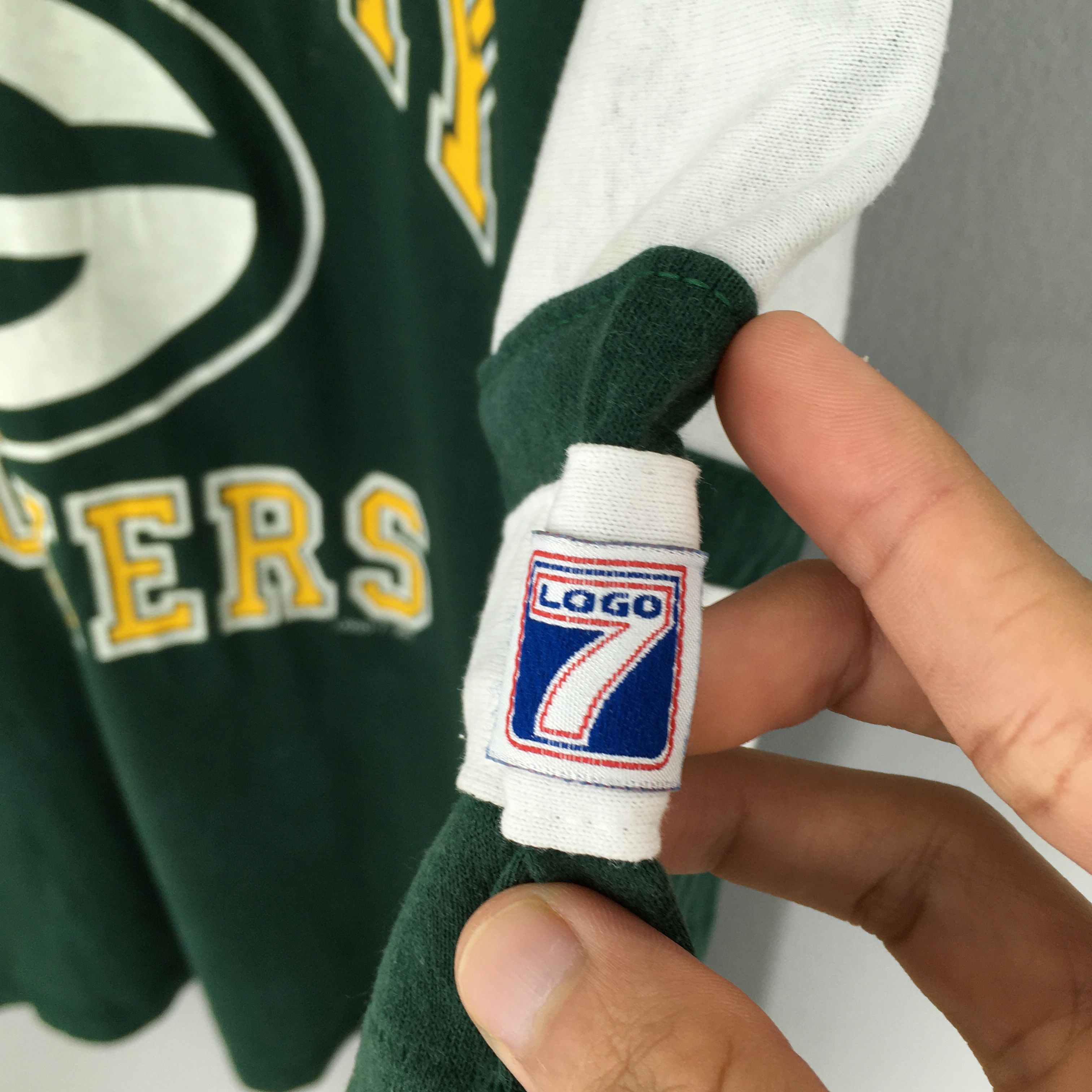 Logo 7 × NFL Vintage Green Bay Packers Football NFL Tshirt Medium Size US M / EU 48-50 / 2 - 5 Thumbnail