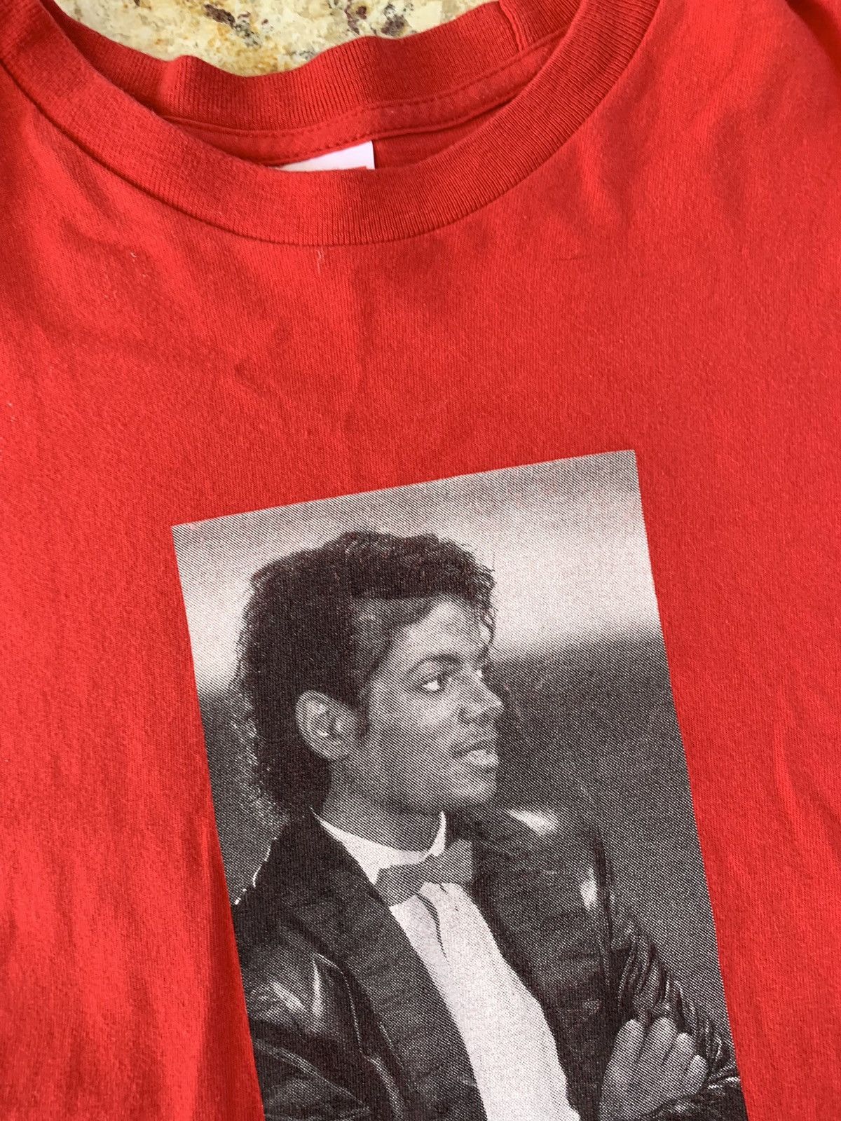 Supreme Michael Jackson Red Portrait Tee, SS Size US L / EU 52-54 / 3 - 4 Thumbnail