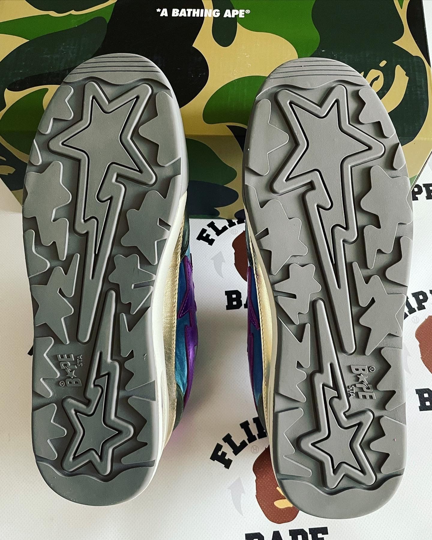 Bape BAPE ROAD STA GREEN Size US 10 / EU 43 - 7 Thumbnail