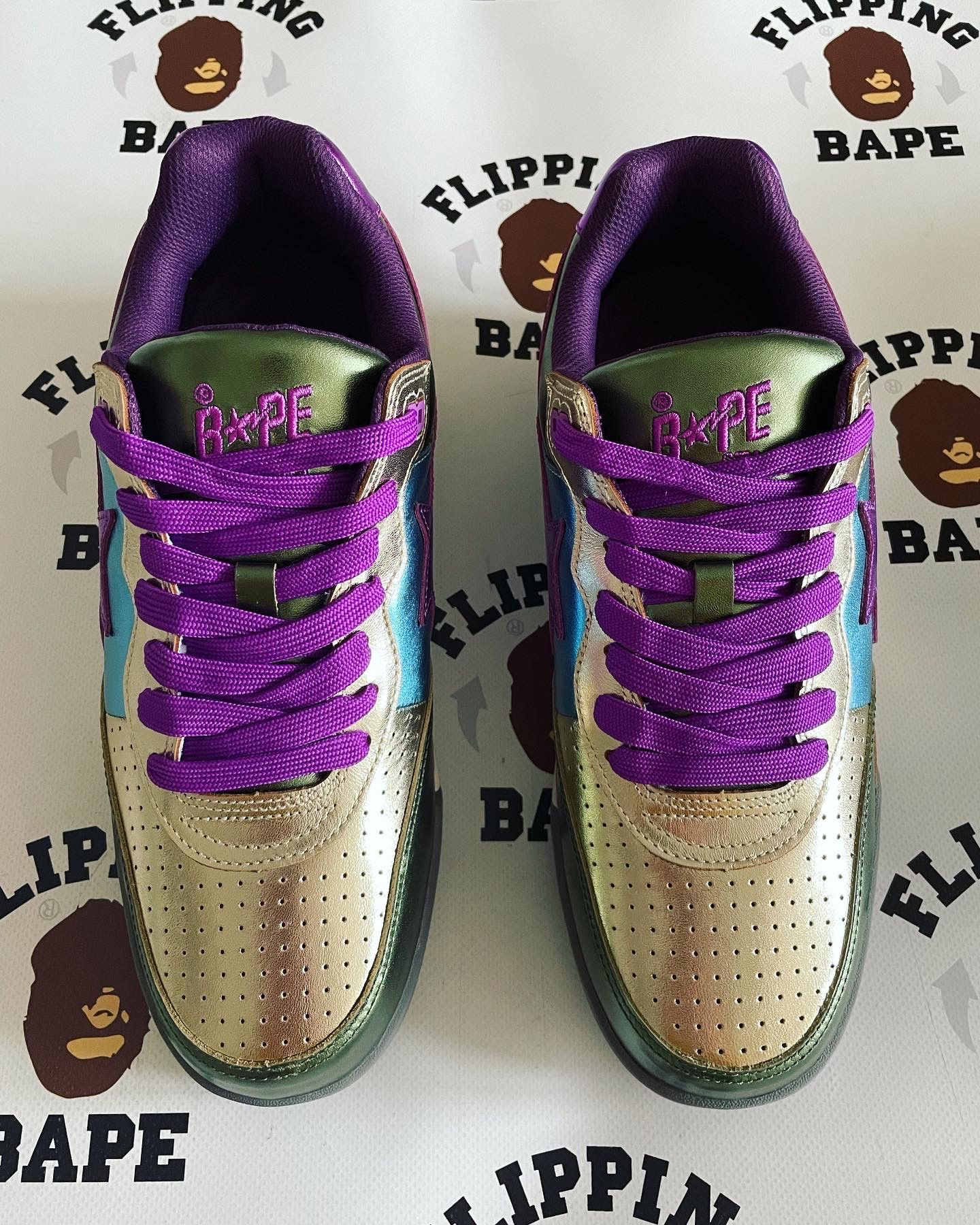 Bape BAPE ROAD STA GREEN Size US 10 / EU 43 - 3 Thumbnail