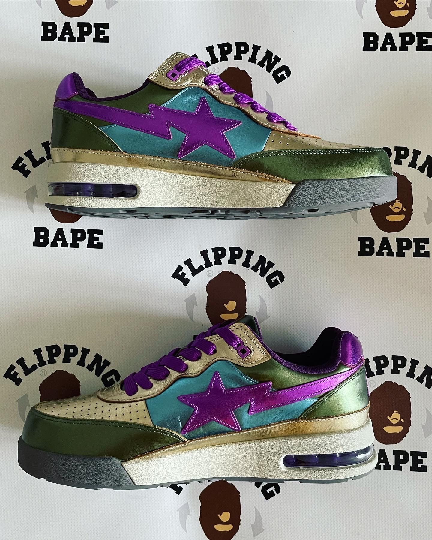 Bape BAPE ROAD STA GREEN Size US 8.5 / EU 41-42 - 4 Thumbnail