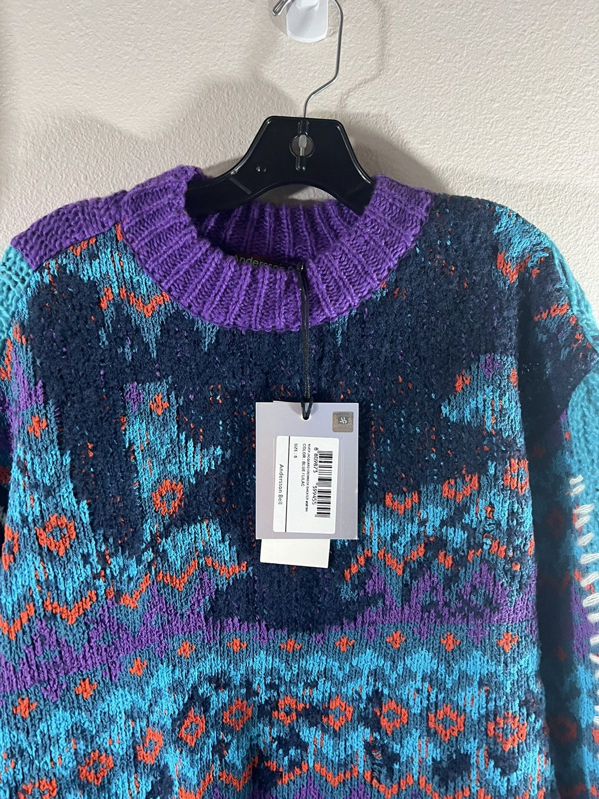 Andersson Bell Anderson Bell Jacquard Crewneck Sweater Size US S / EU 44-46 / 1 - 5 Thumbnail