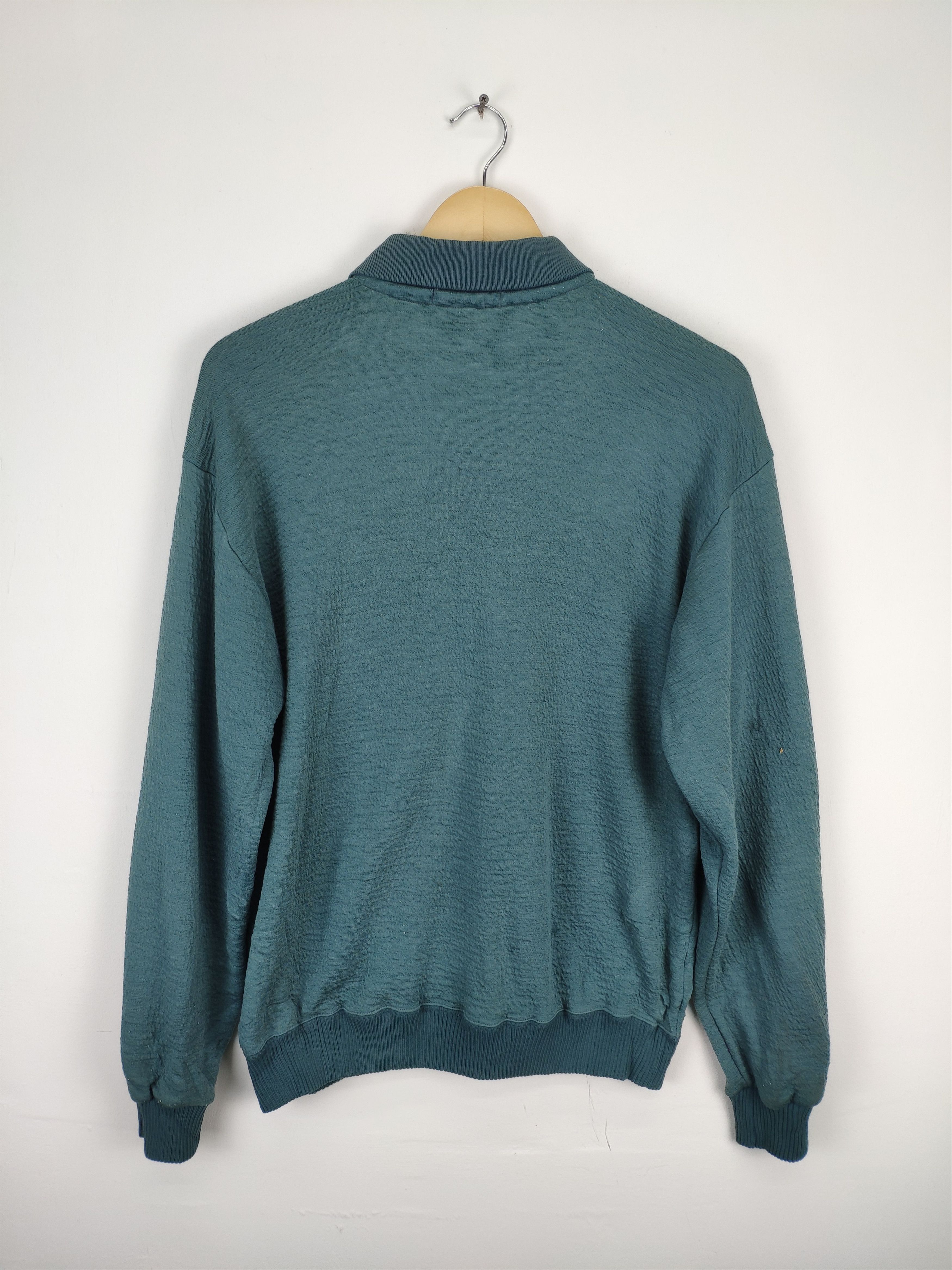 Japanese Brand × Vintage Offer 💥 Vintage Polo Shirt Long Sleeve Unbranded Size US M / EU 48-50 / 2 - 13 Thumbnail