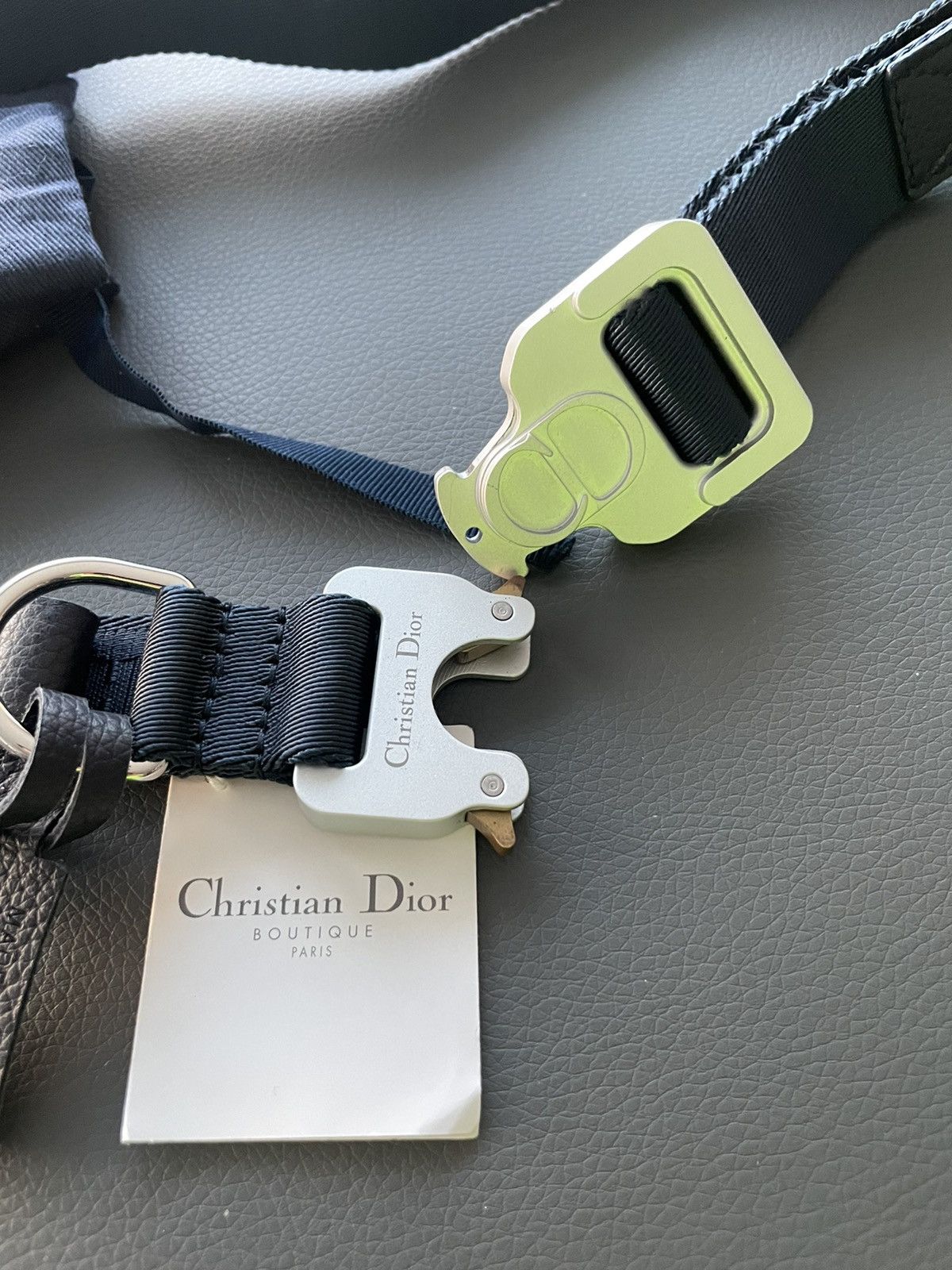 Alyx × Christian Dior Monsieur × Dior Limited Edition Dior Saddle Buckle CD Logo Belt Brand New Size 30 - 10 Thumbnail