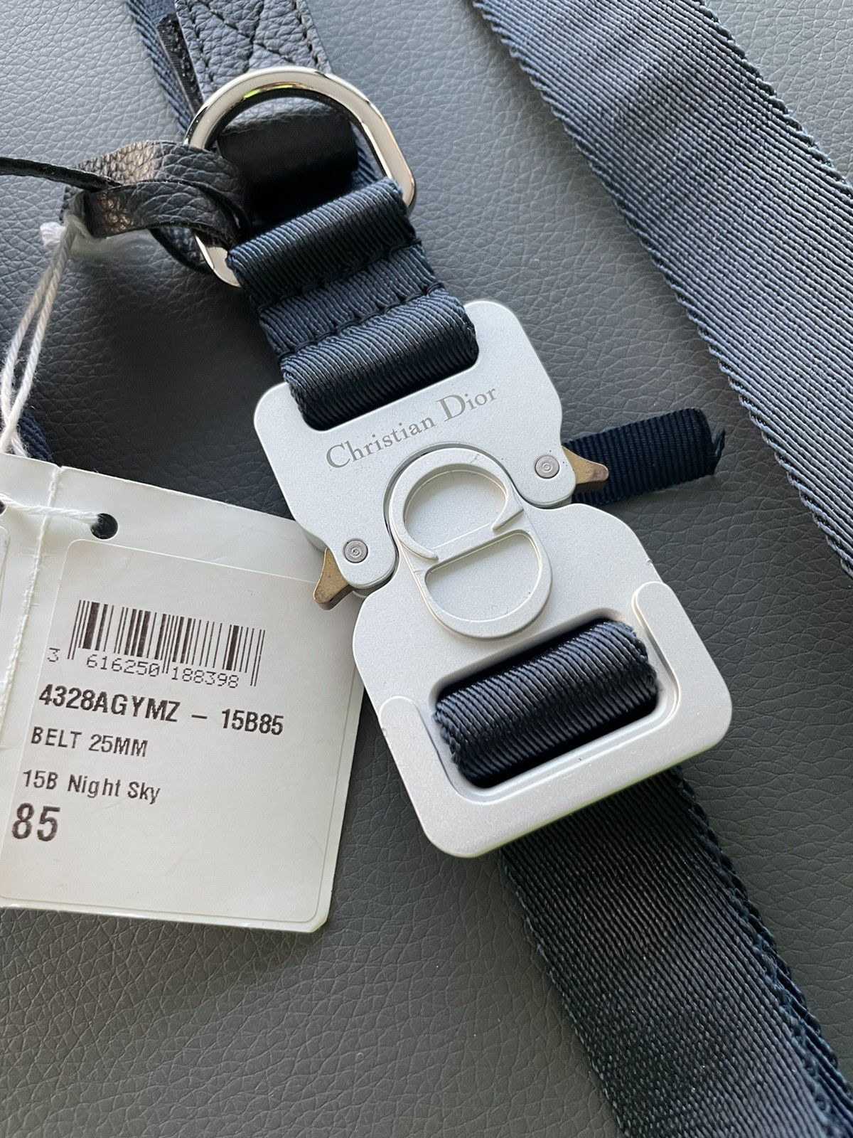 Alyx × Christian Dior Monsieur × Dior Limited Edition Dior Saddle Buckle CD Logo Belt Brand New Size 30 - 2 Thumbnail