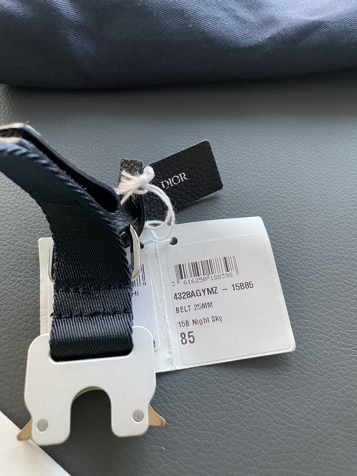 Alyx × Christian Dior Monsieur × Dior Limited Edition Dior Saddle Buckle CD Logo Belt Brand New Size 30 - 17 Thumbnail