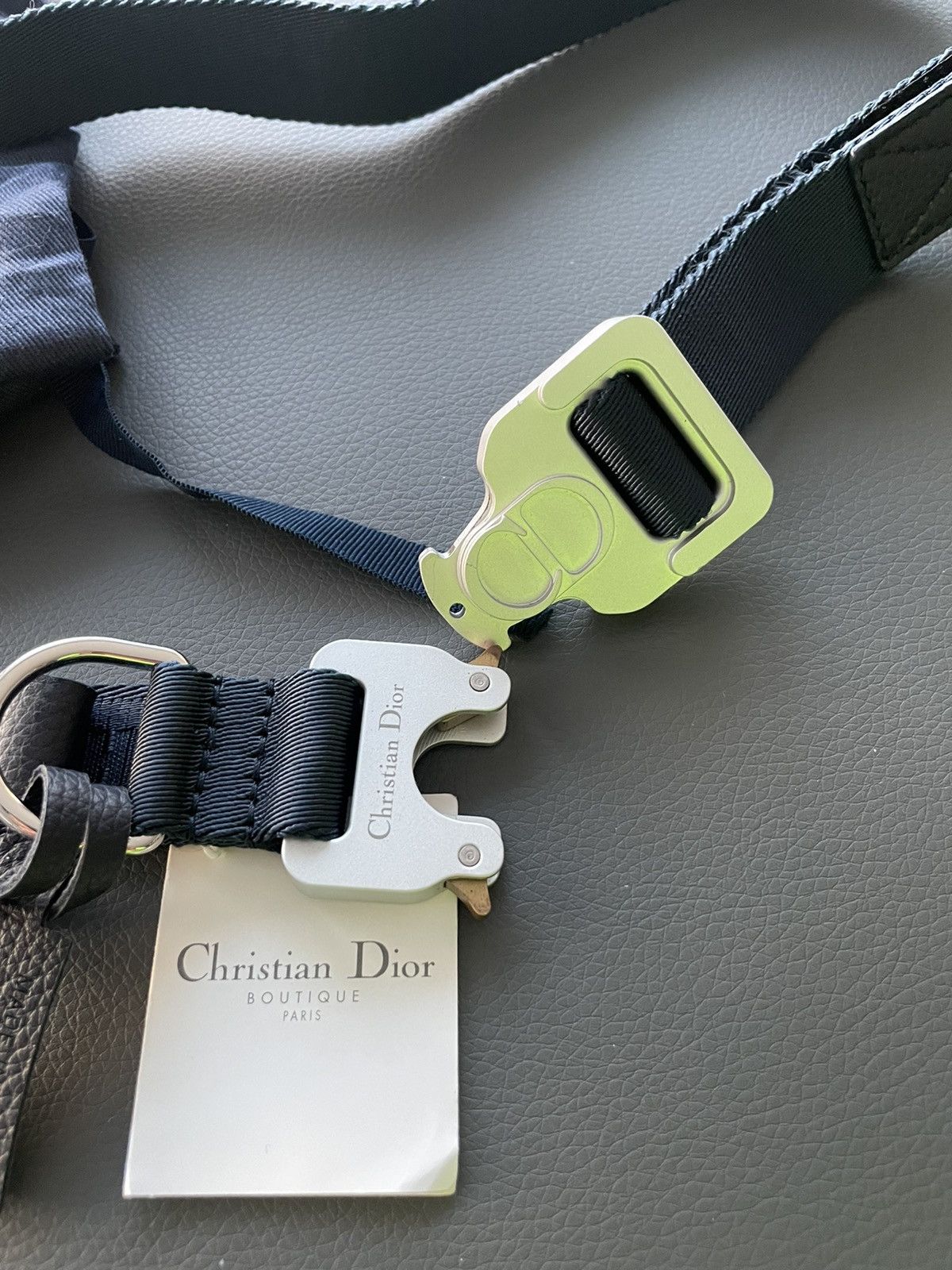 Alyx × Christian Dior Monsieur × Dior Limited Edition Dior Saddle Buckle CD Logo Belt Brand New Size 30 - 9 Thumbnail