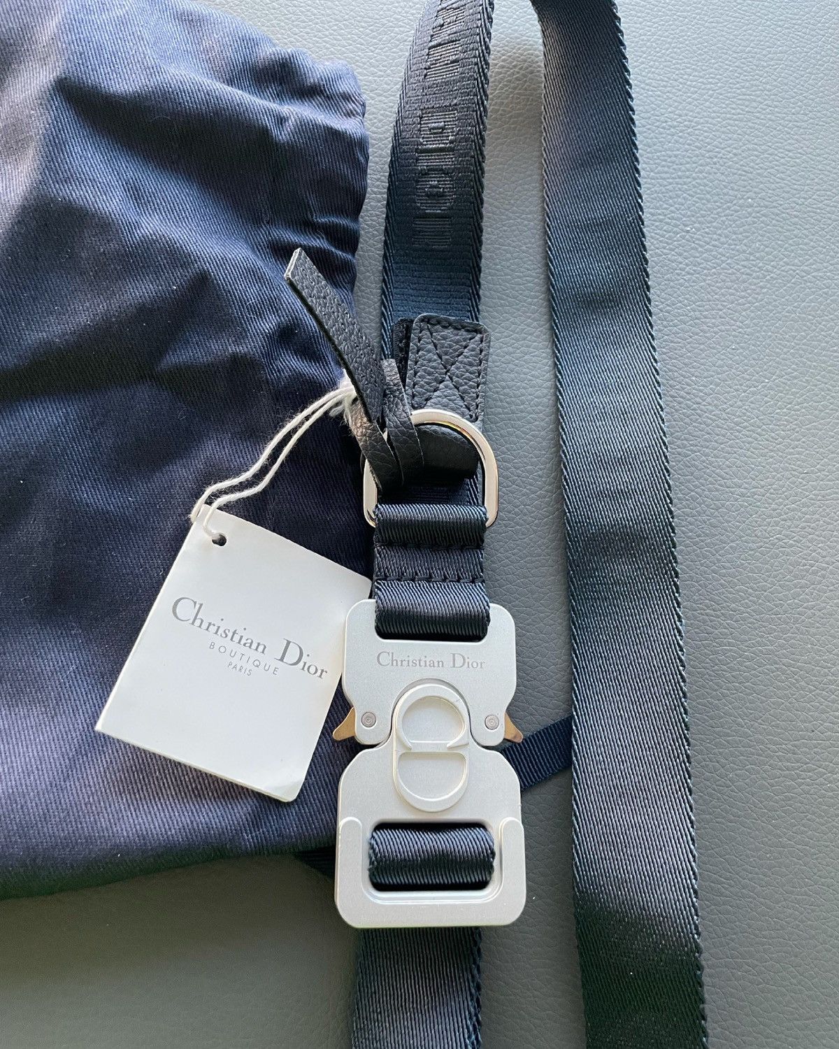Alyx × Christian Dior Monsieur × Dior Limited Edition Dior Saddle Buckle CD Logo Belt Brand New Size 30 - 5 Thumbnail