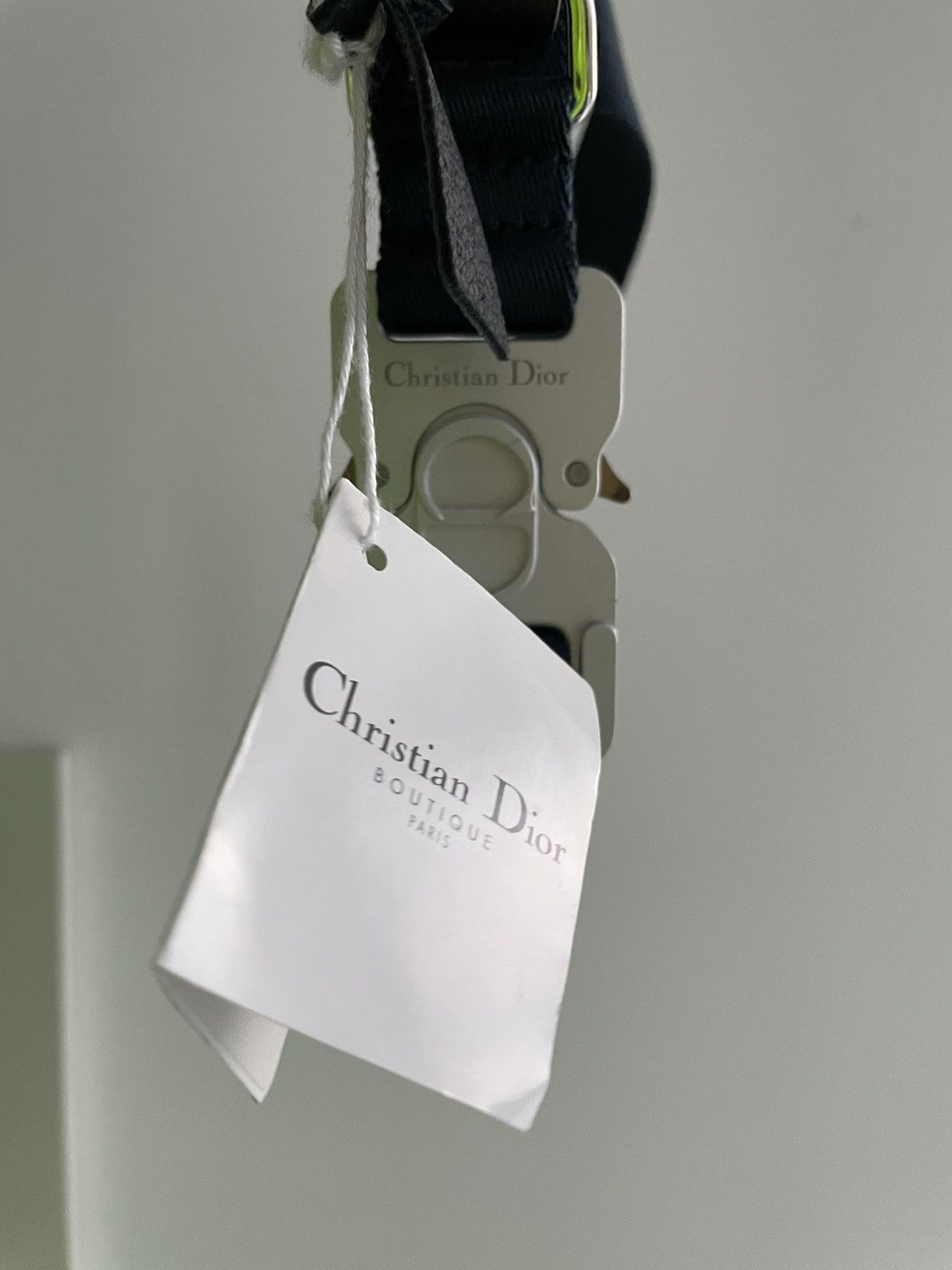 Alyx × Christian Dior Monsieur × Dior Limited Edition Dior Saddle Buckle CD Logo Belt Brand New Size 30 - 25 Thumbnail