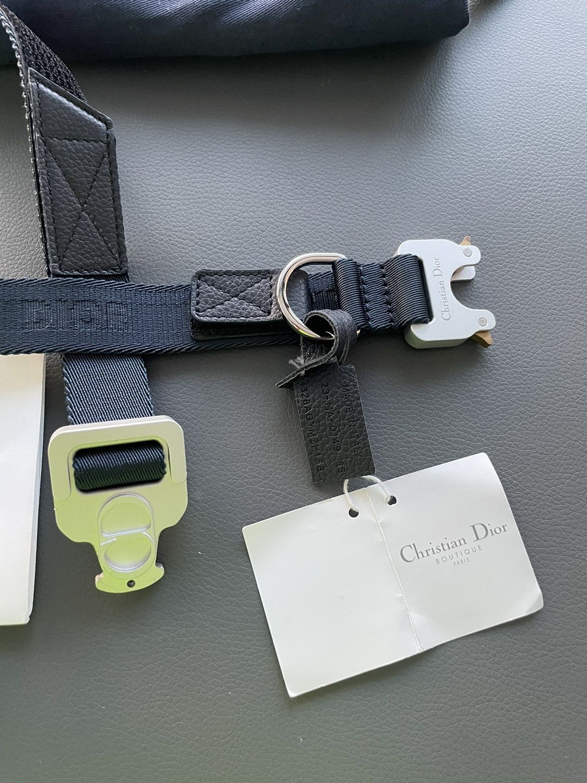 Alyx × Christian Dior Monsieur × Dior Limited Edition Dior Saddle Buckle CD Logo Belt Brand New Size 30 - 13 Thumbnail