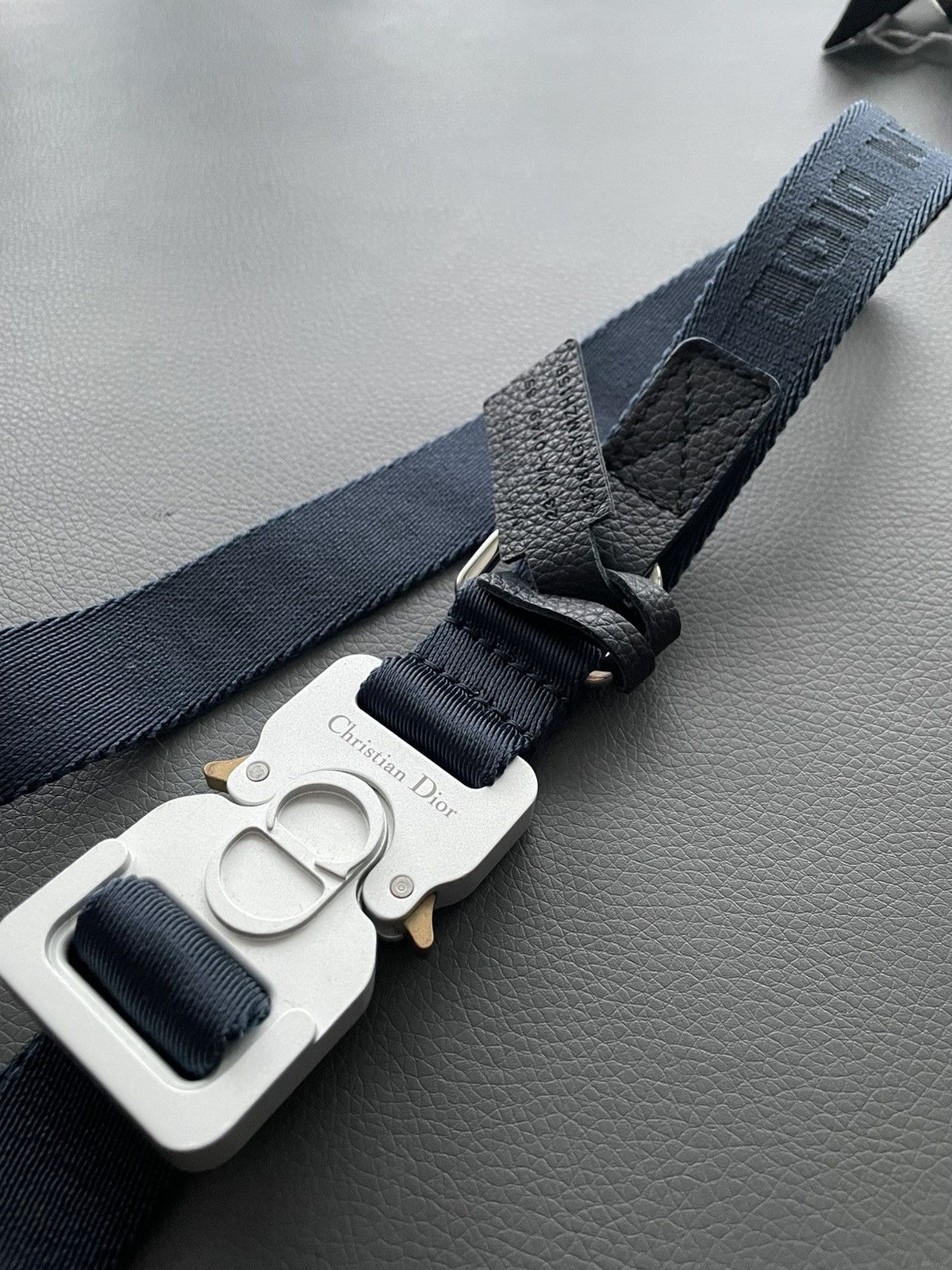 Alyx × Christian Dior Monsieur × Dior Limited Edition Dior Saddle Buckle CD Logo Belt Brand New Size 30 - 1 Thumbnail