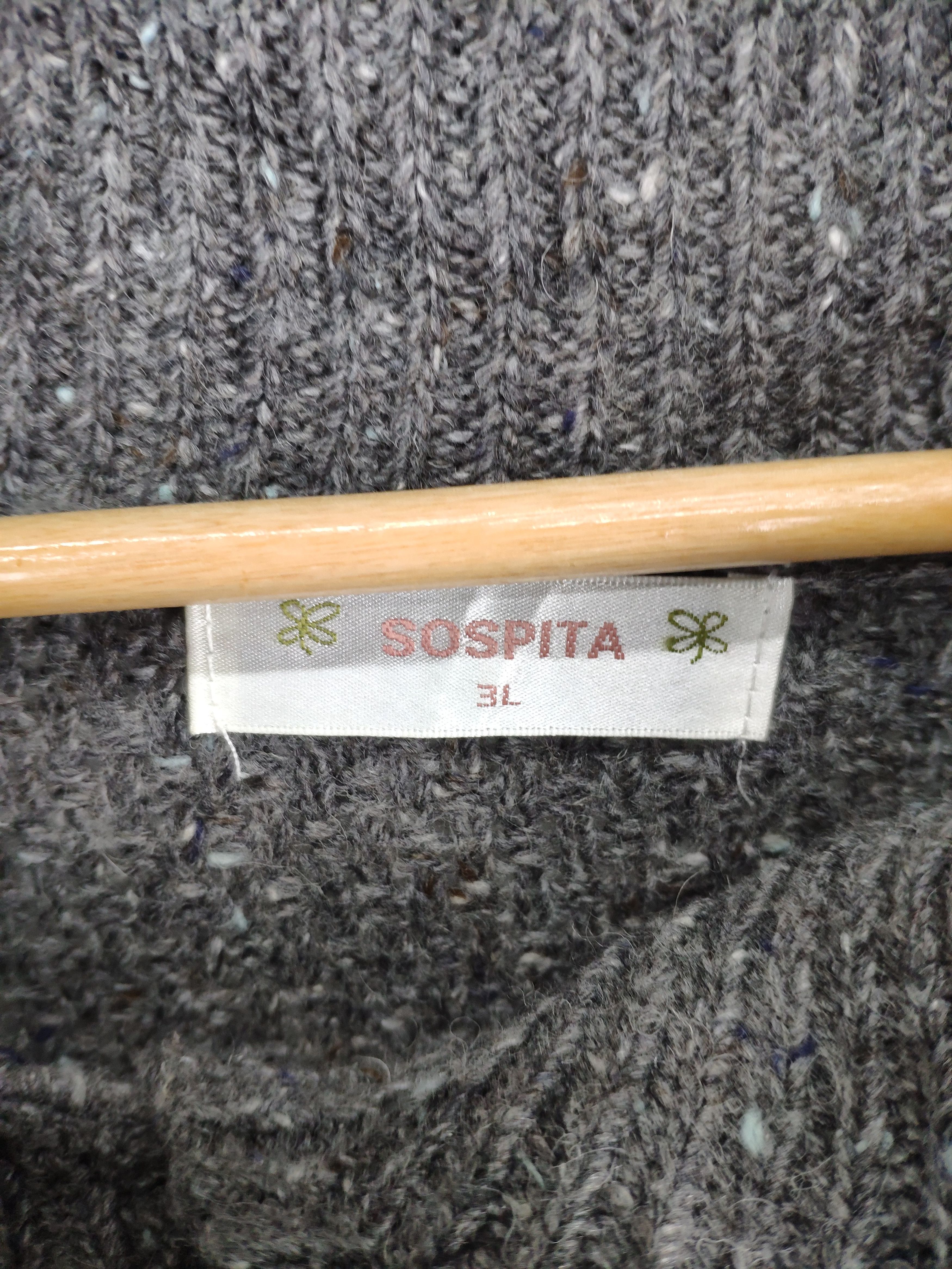 Japanese Brand × Vintage Vintage Wool Knit Cardigan Shawl Collar Size L / US 10 / IT 46 - 10 Thumbnail