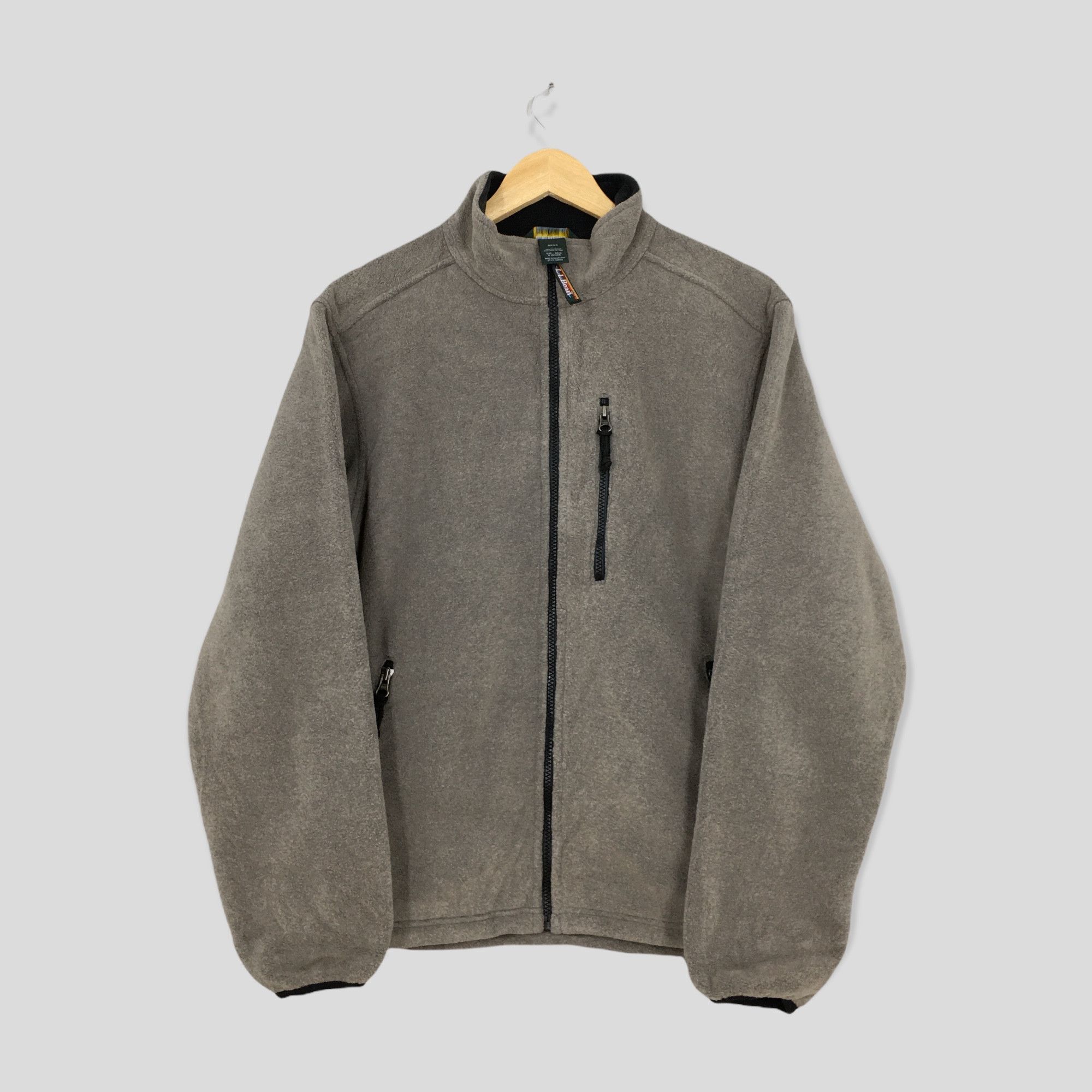 image of L L Bean x Polartec Vintage 90's Ll Bean Polartec Fleece Sweater Medium in Brown, Men's