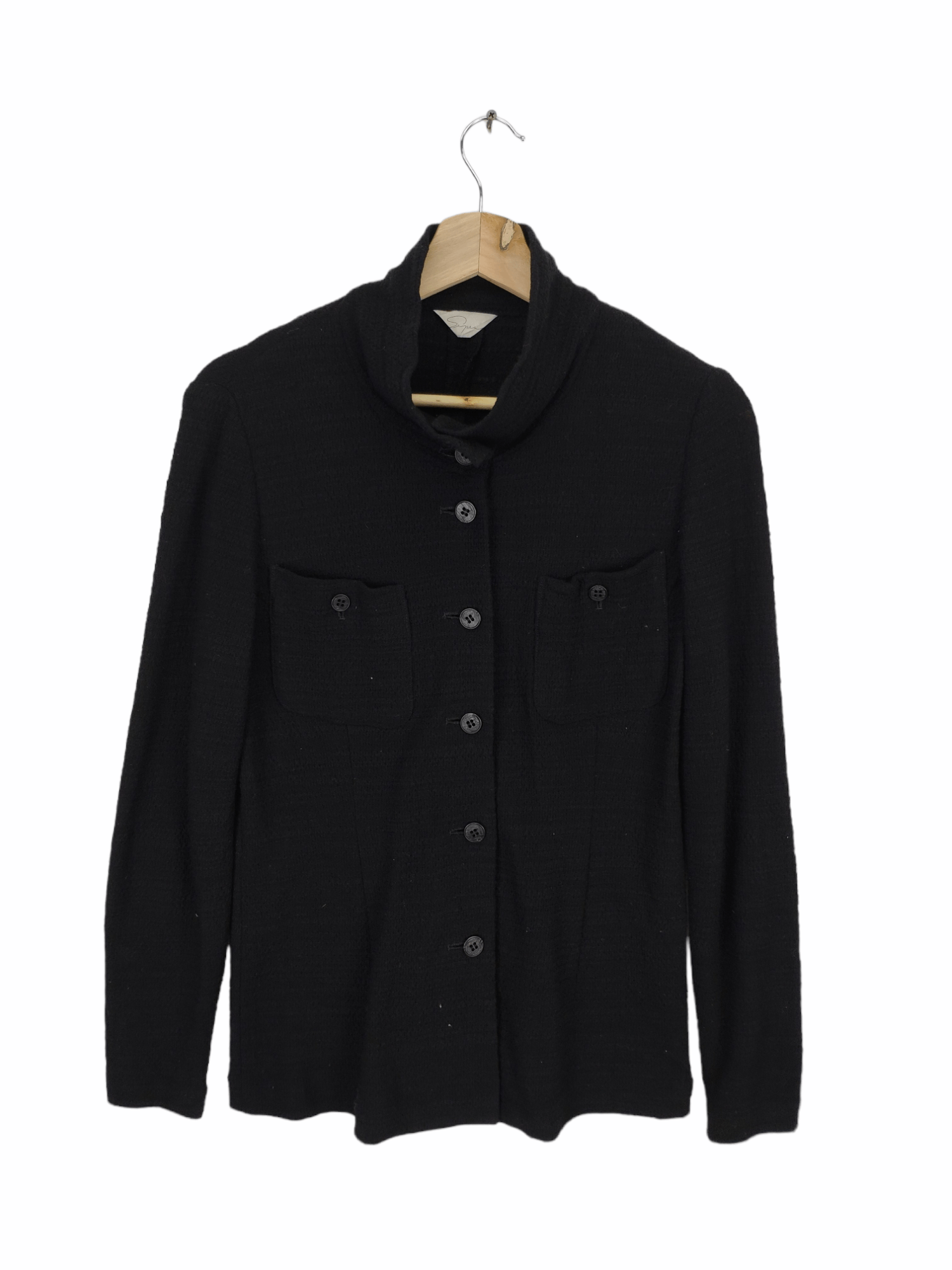 Japanese Brand × Vintage Vintage Wool Shirt Button Up Long Sleeve Issey Miyake Style Size S / US 4 / IT 40 - 1 Thumbnail