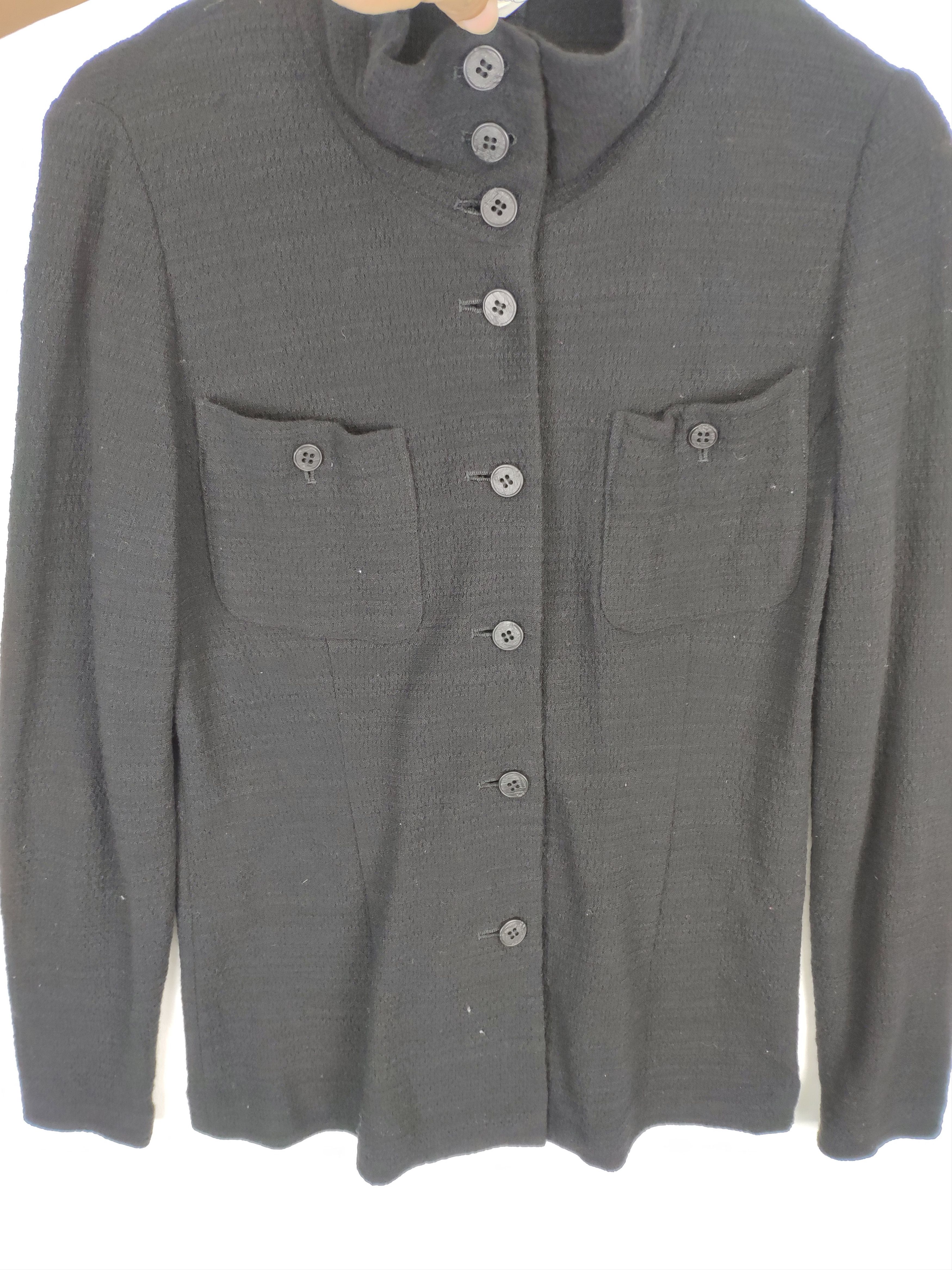 Japanese Brand × Vintage Vintage Wool Shirt Button Up Long Sleeve Issey Miyake Style Size S / US 4 / IT 40 - 7 Thumbnail