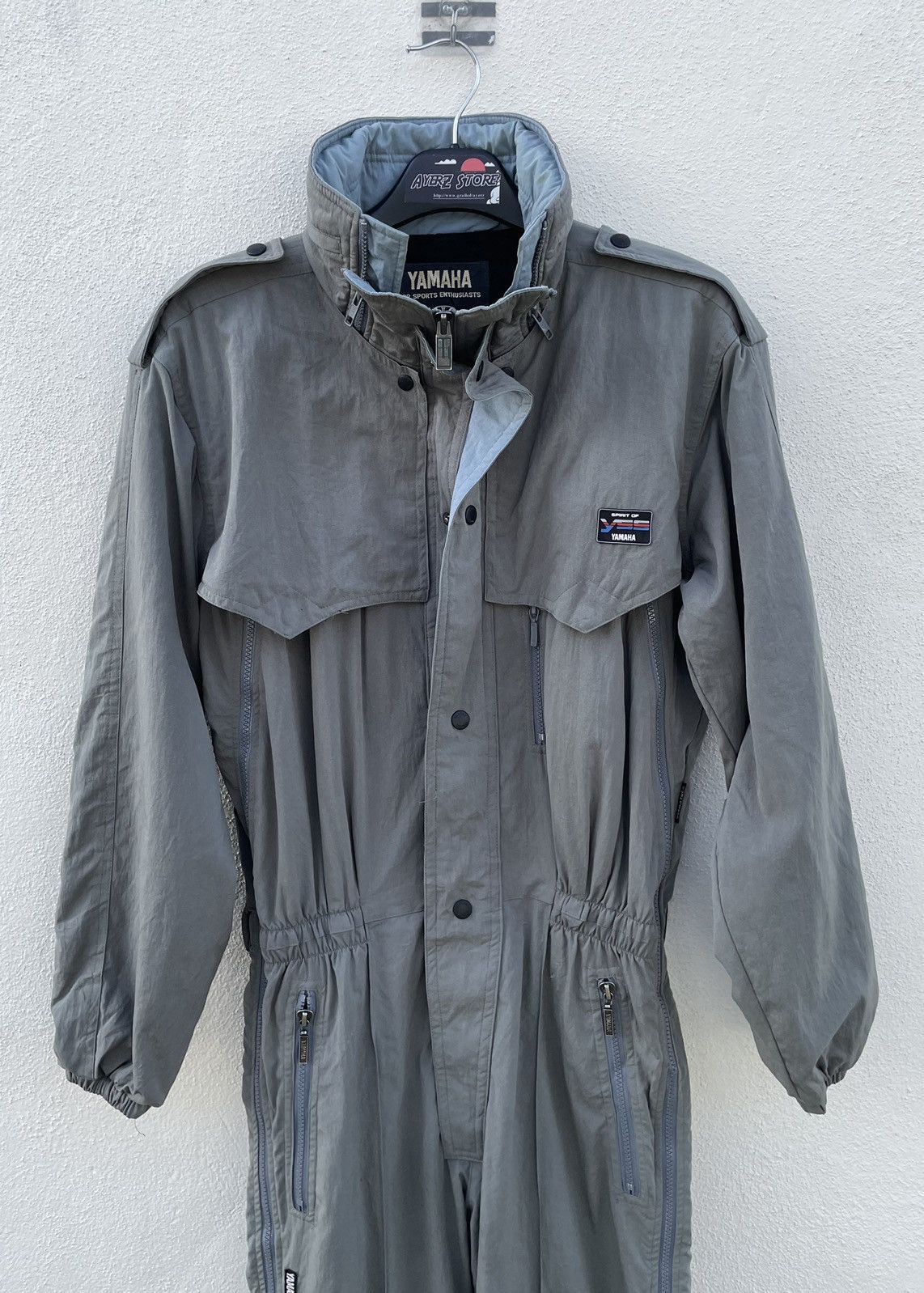 Vintage × Yamaha Vintage Yamaha Hooded Coverall Size US 28 / EU 44 - 1 Thumbnail