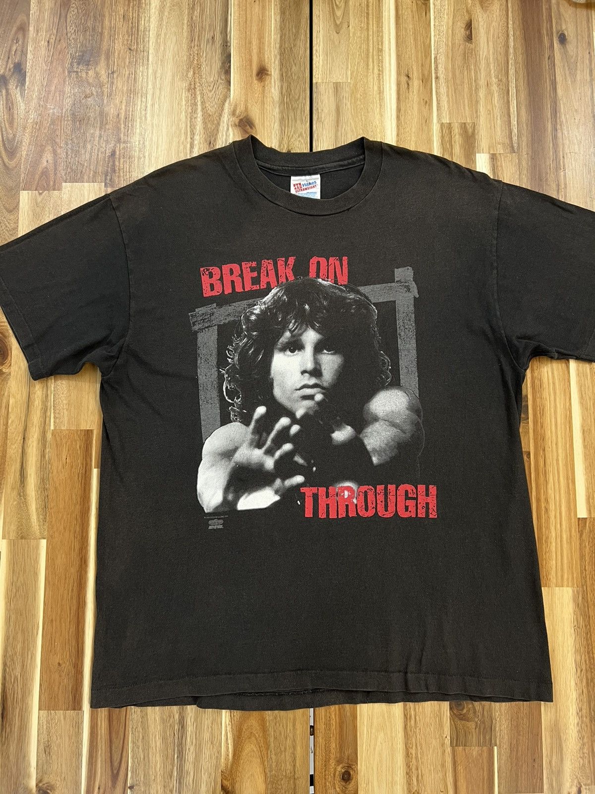 Band Tees Vintage 90’s The Doors Jim Morrison Band Tee Shirts Size US XL / EU 56 / 4 - 1 Thumbnail