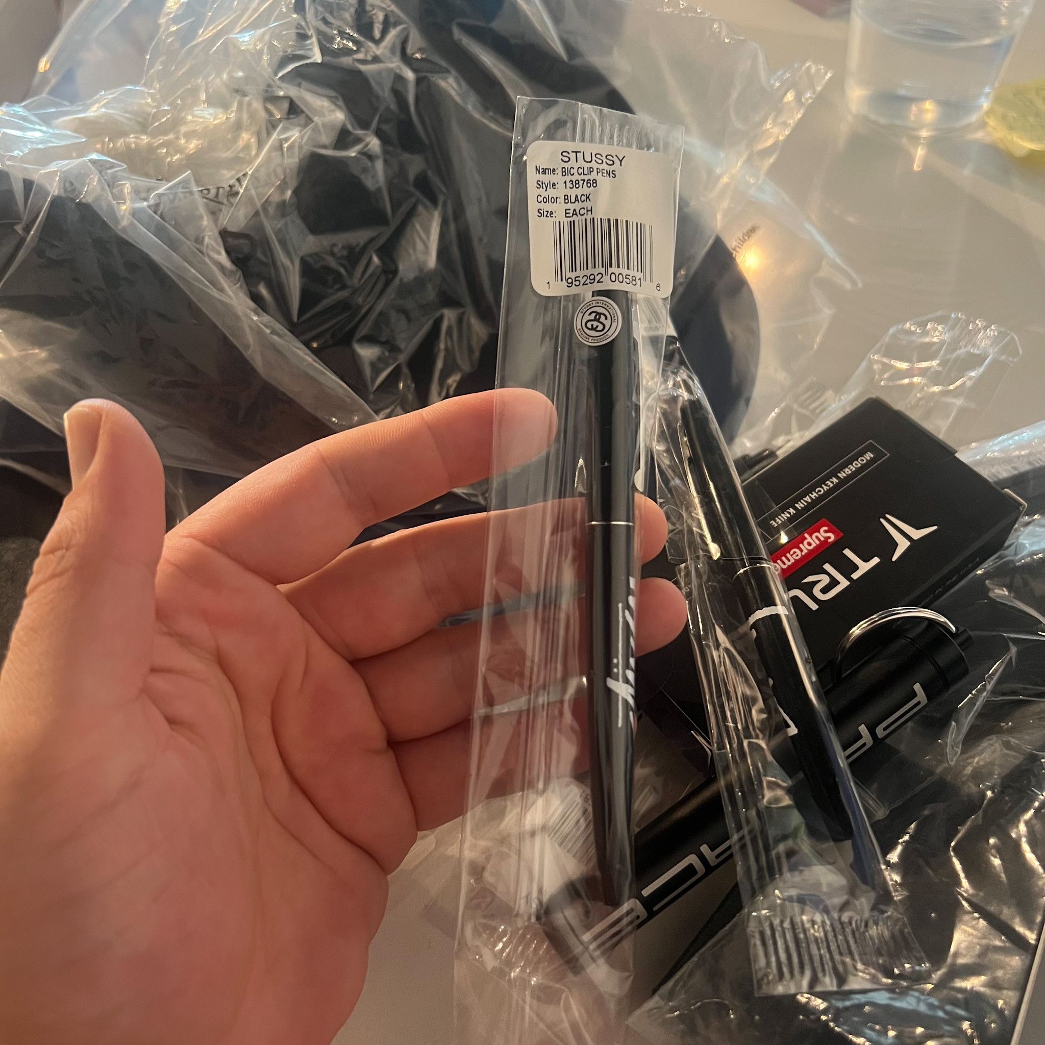 Stussy Stüssy Bic Pen Black Size ONE SIZE - 2 Thumbnail