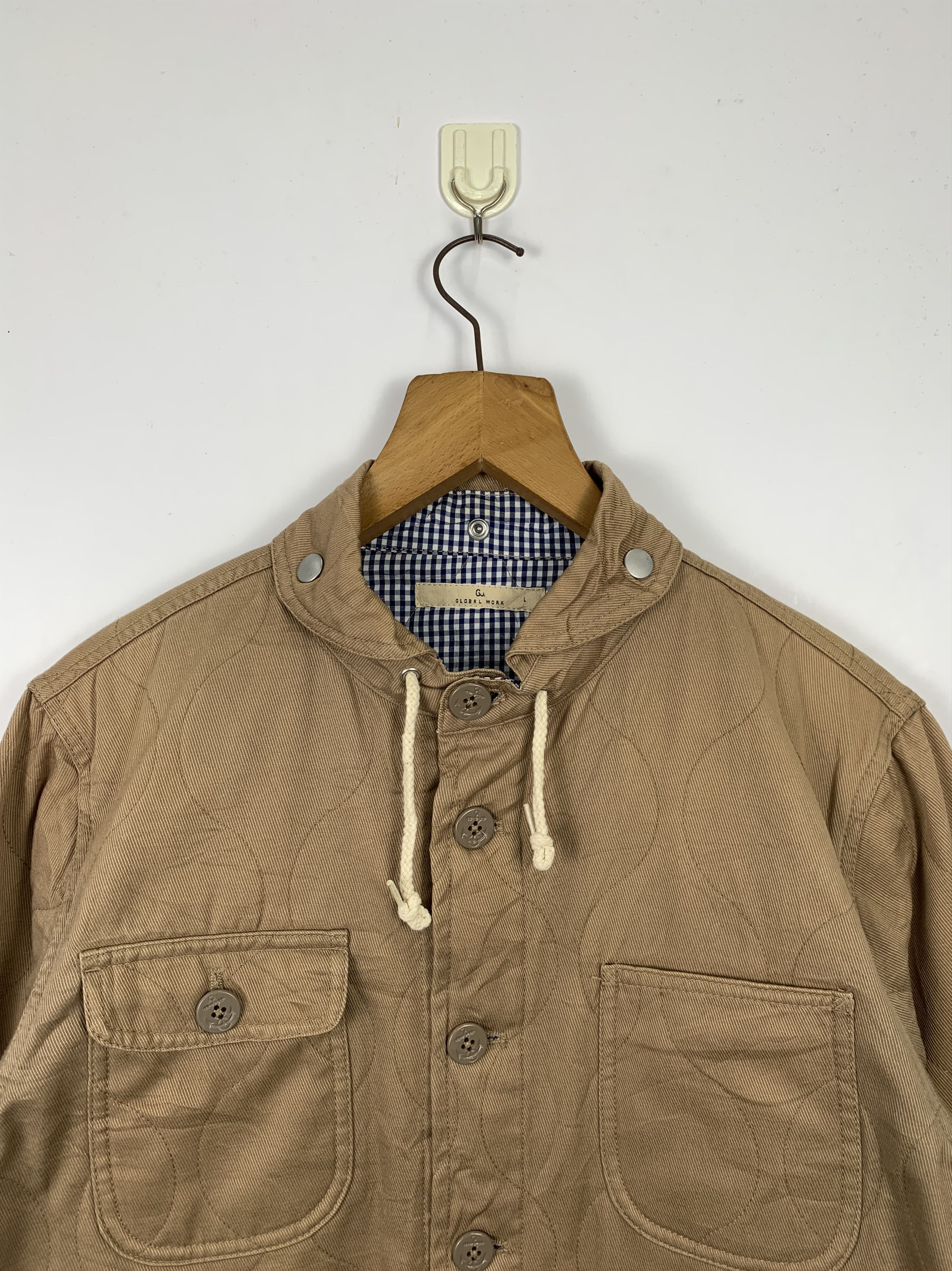 Global Work Vintage Global Work Quilted Multi Pocket Jackets J0547 Size US M / EU 48-50 / 2 - 2 Thumbnail