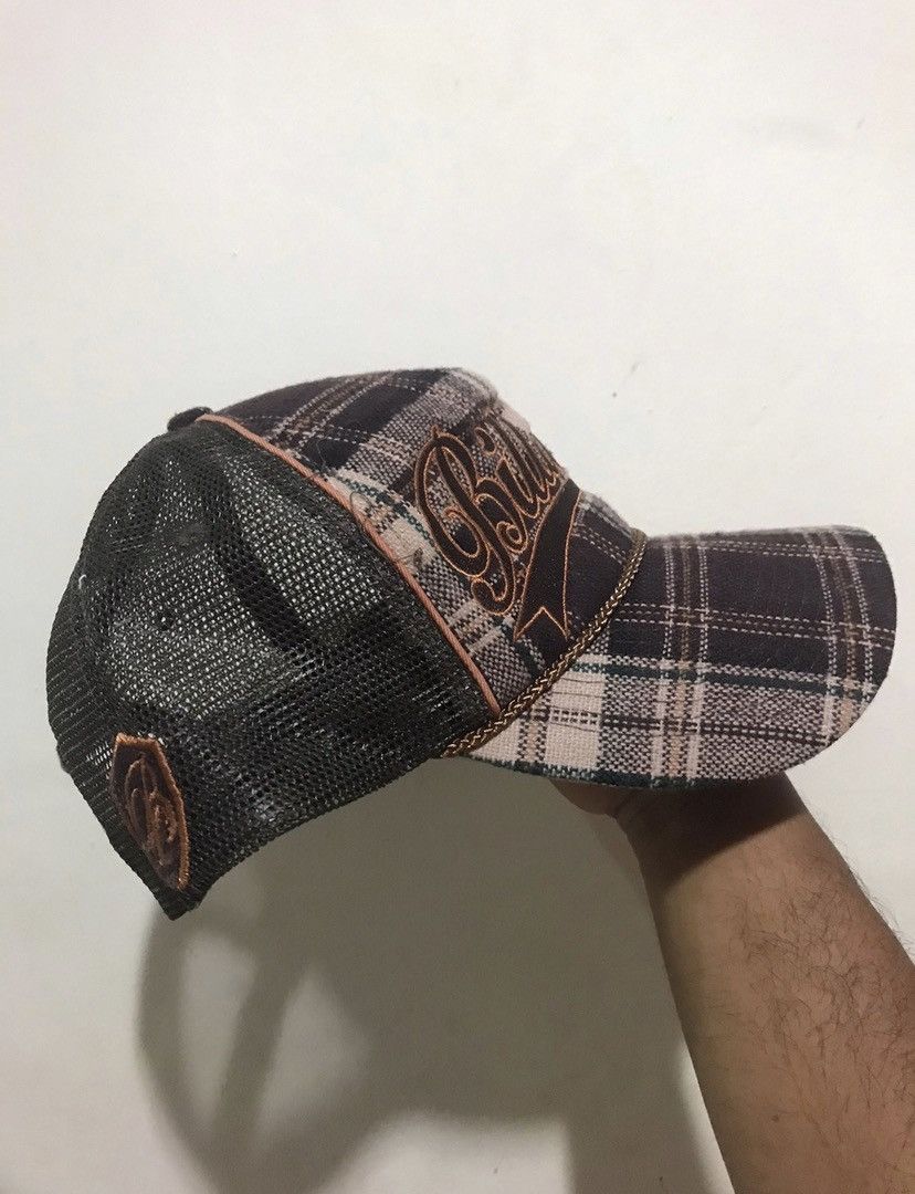 Billabong Y2K Billabong Spell Out Plaid Pattern Trucked Hat Size ONE SIZE - 4 Thumbnail