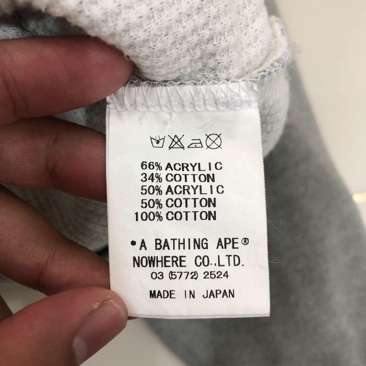 Bape × Nigo Thermal Full Zip Hoodie Size US M / EU 48-50 / 2 - 14 Thumbnail