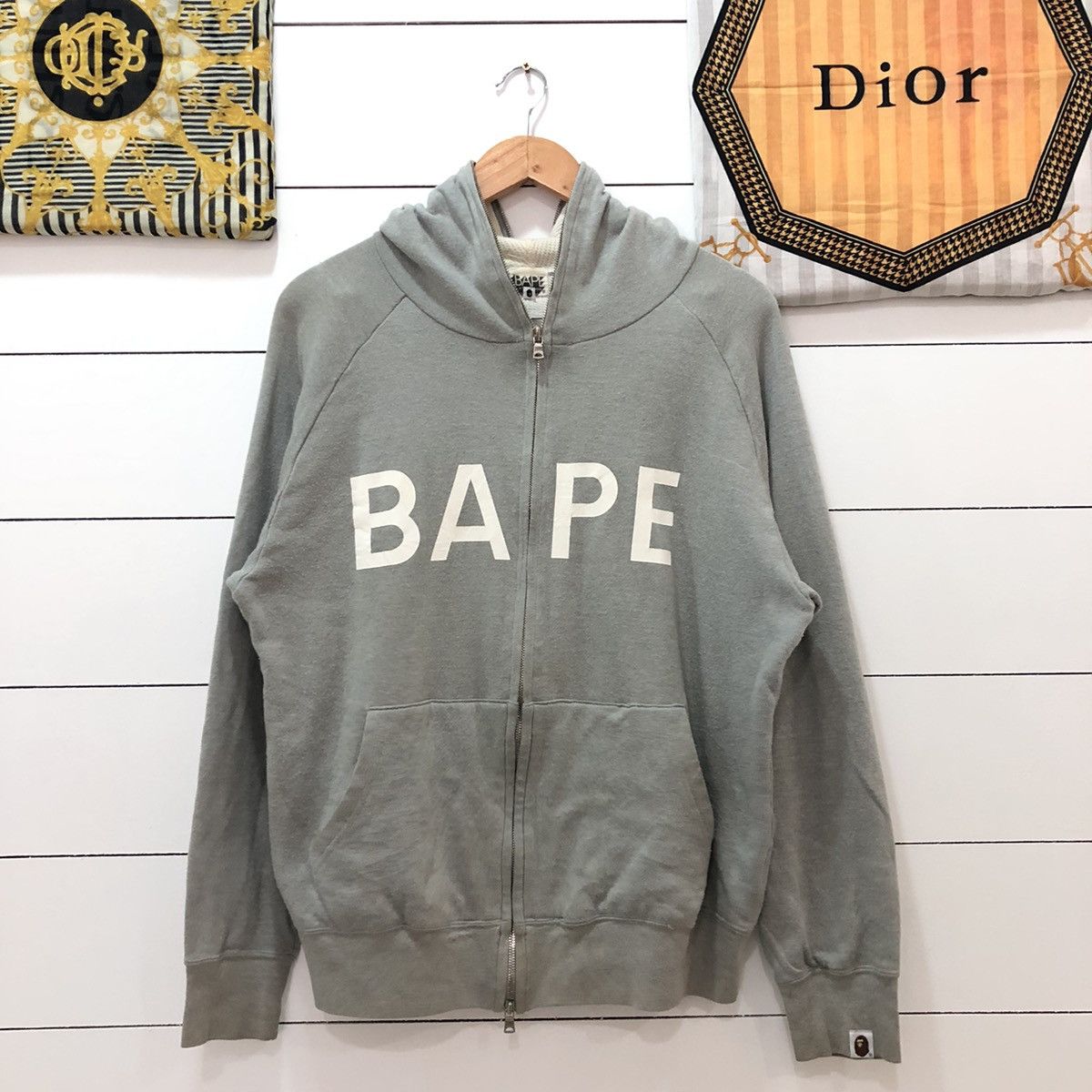 Bape × Nigo Thermal Full Zip Hoodie Size US M / EU 48-50 / 2 - 1 Thumbnail