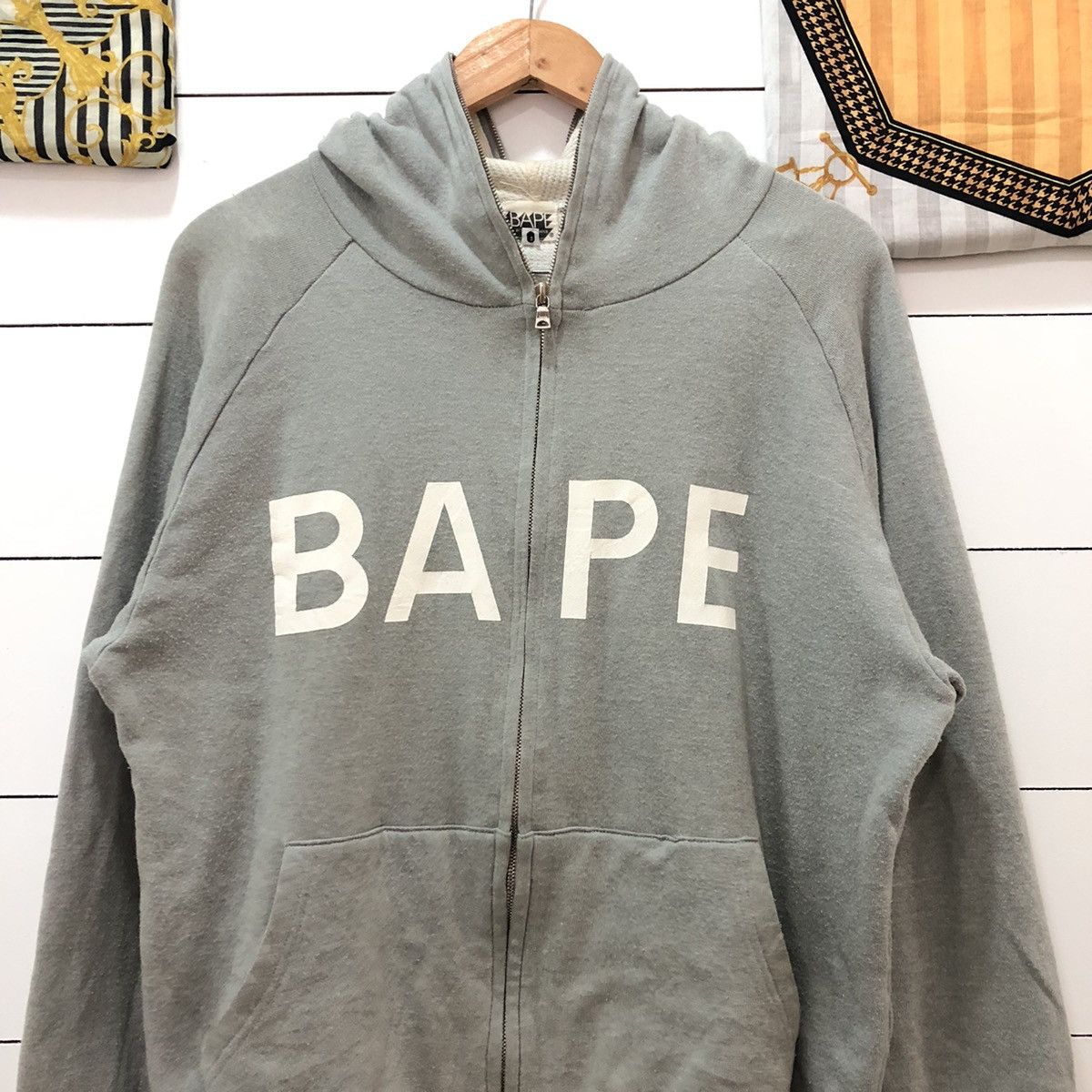 Bape × Nigo Thermal Full Zip Hoodie Size US M / EU 48-50 / 2 - 3 Thumbnail