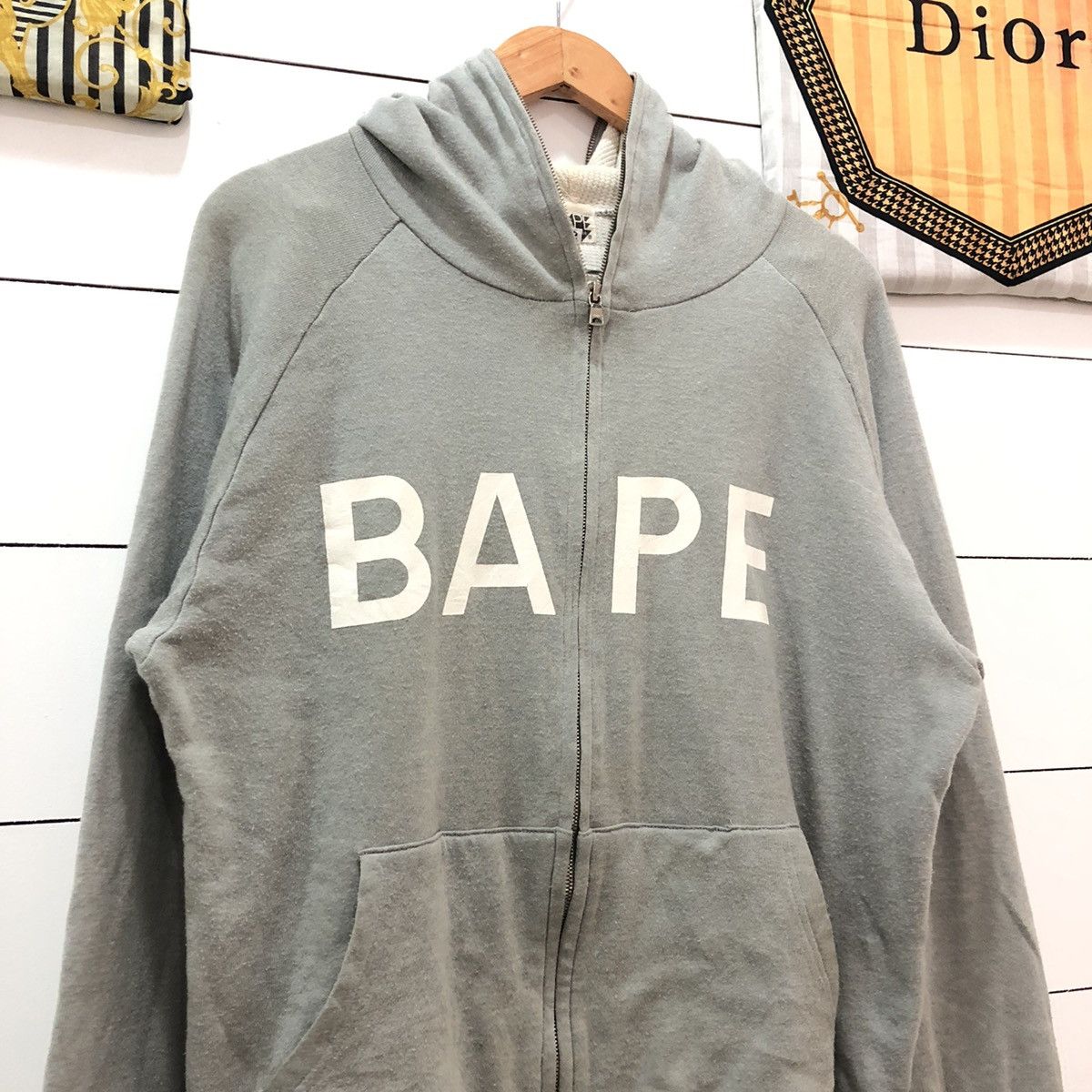 Bape × Nigo Thermal Full Zip Hoodie Size US M / EU 48-50 / 2 - 4 Thumbnail