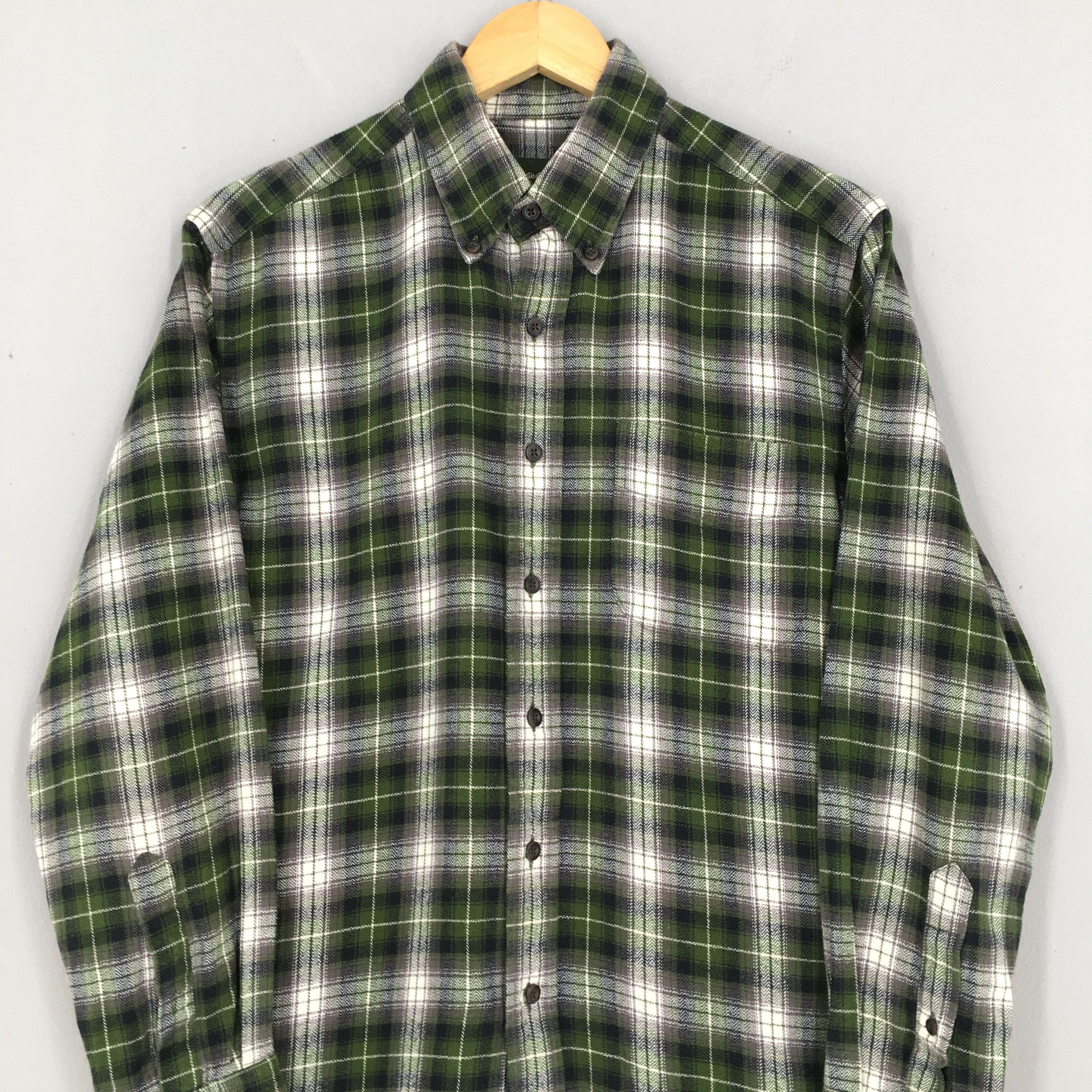 Eddie Bauer × Flannel Vintage Eddie Bauer Plaid Checkered Flannel Small Size US S / EU 44-46 / 1 - 2 Thumbnail