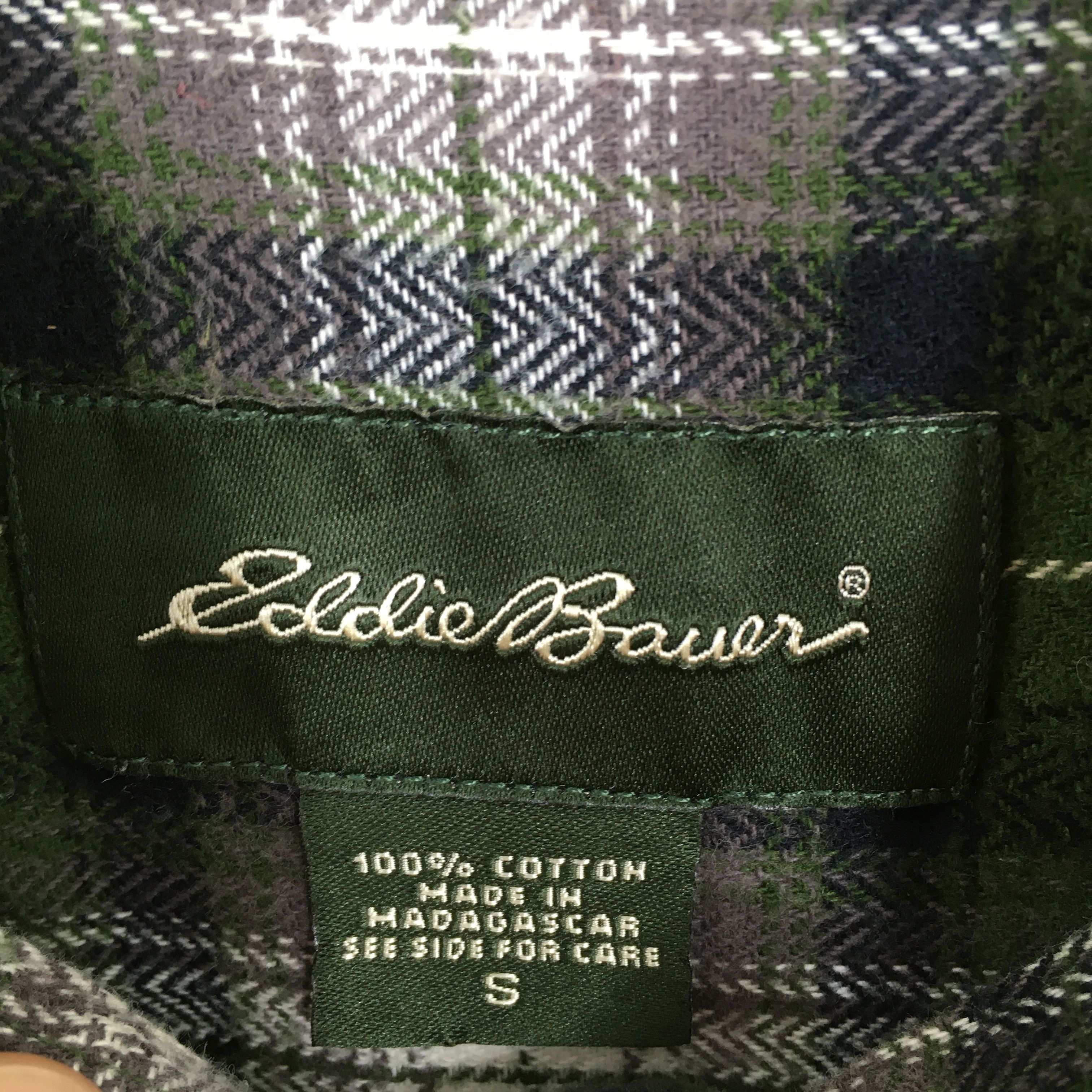 Eddie Bauer × Flannel Vintage Eddie Bauer Plaid Checkered Flannel Small Size US S / EU 44-46 / 1 - 6 Thumbnail