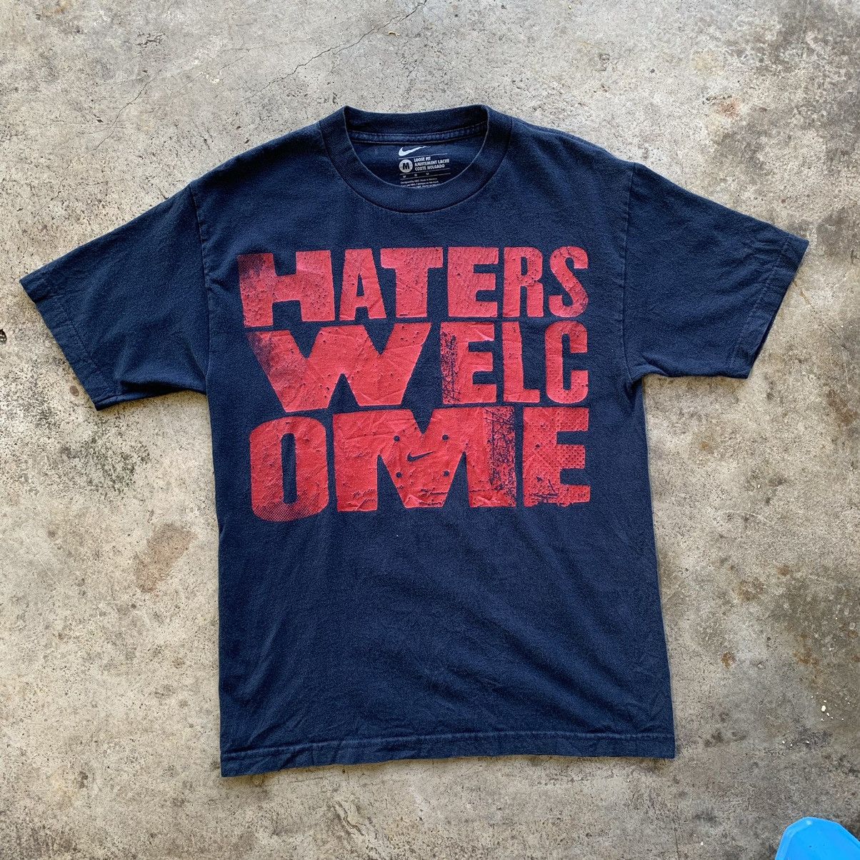 Nike × Vintage Nike haters welcome vintage y2k tshirt tee Size US M / EU 48-50 / 2 - 4 Thumbnail